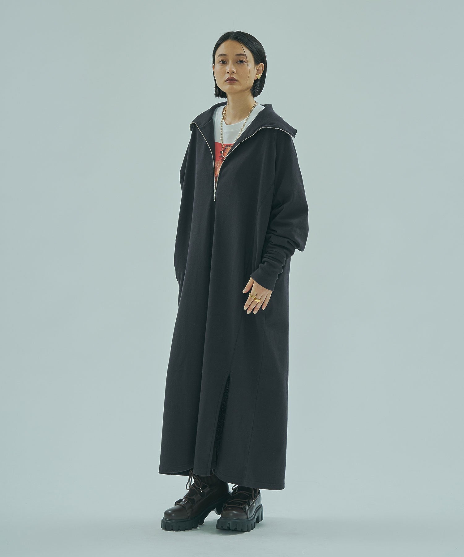 model:163cm 着用サイズ:ONE SIZE