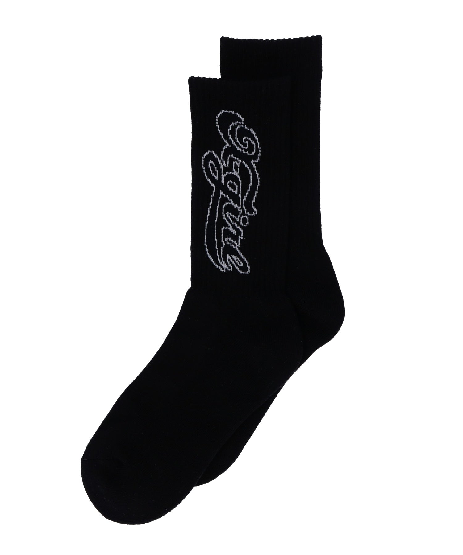 CHEERFUL LOGO RIB SOCKS