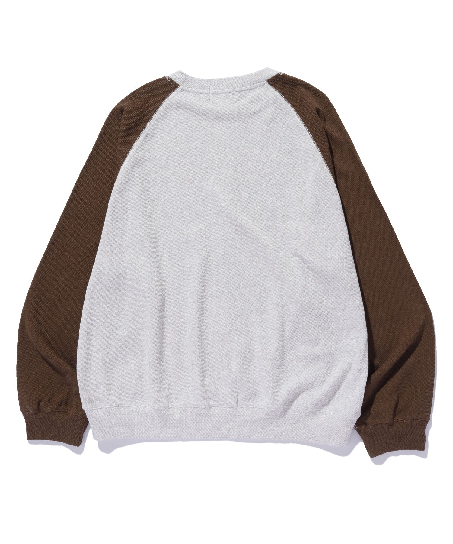 WAFFLE RAGLAN CREWNECK