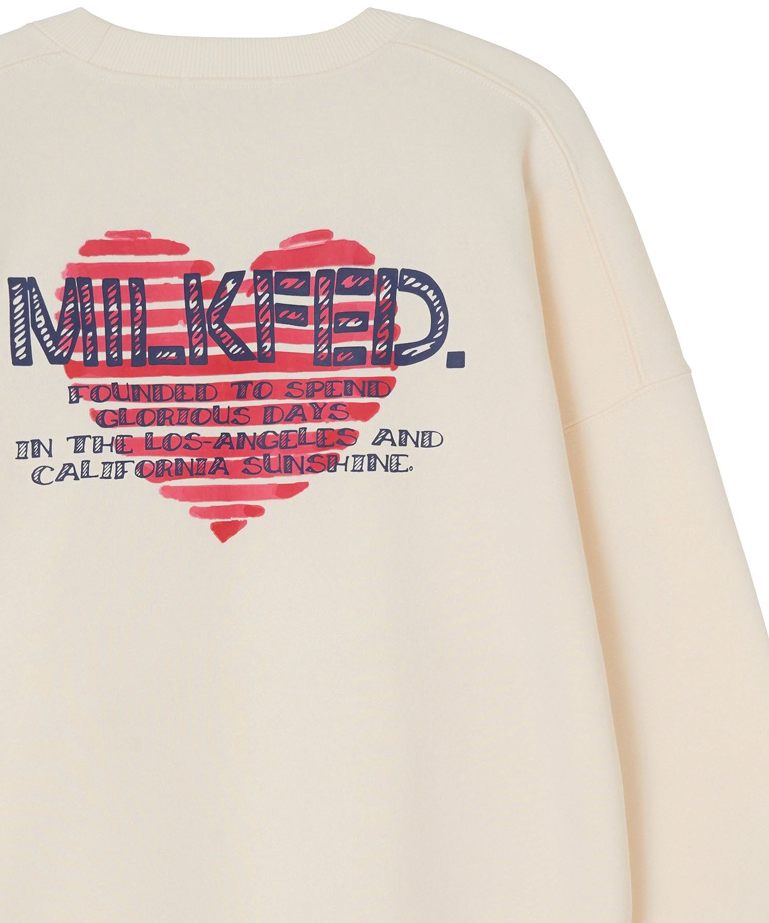 HANDWRITTEN HEART BIG SWEAT TOP MILKFED.