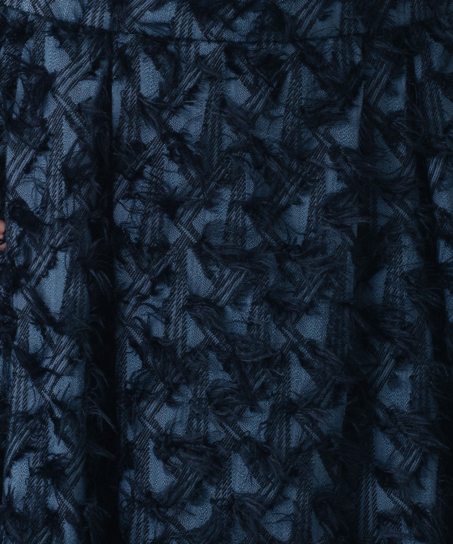 mici/JACQUARD TUCK LONG SKIRT
