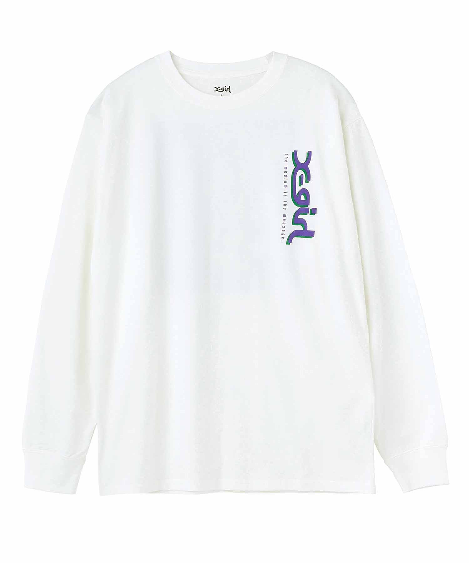 TRIPLE MILLS LOGO L/S TEE X-girl