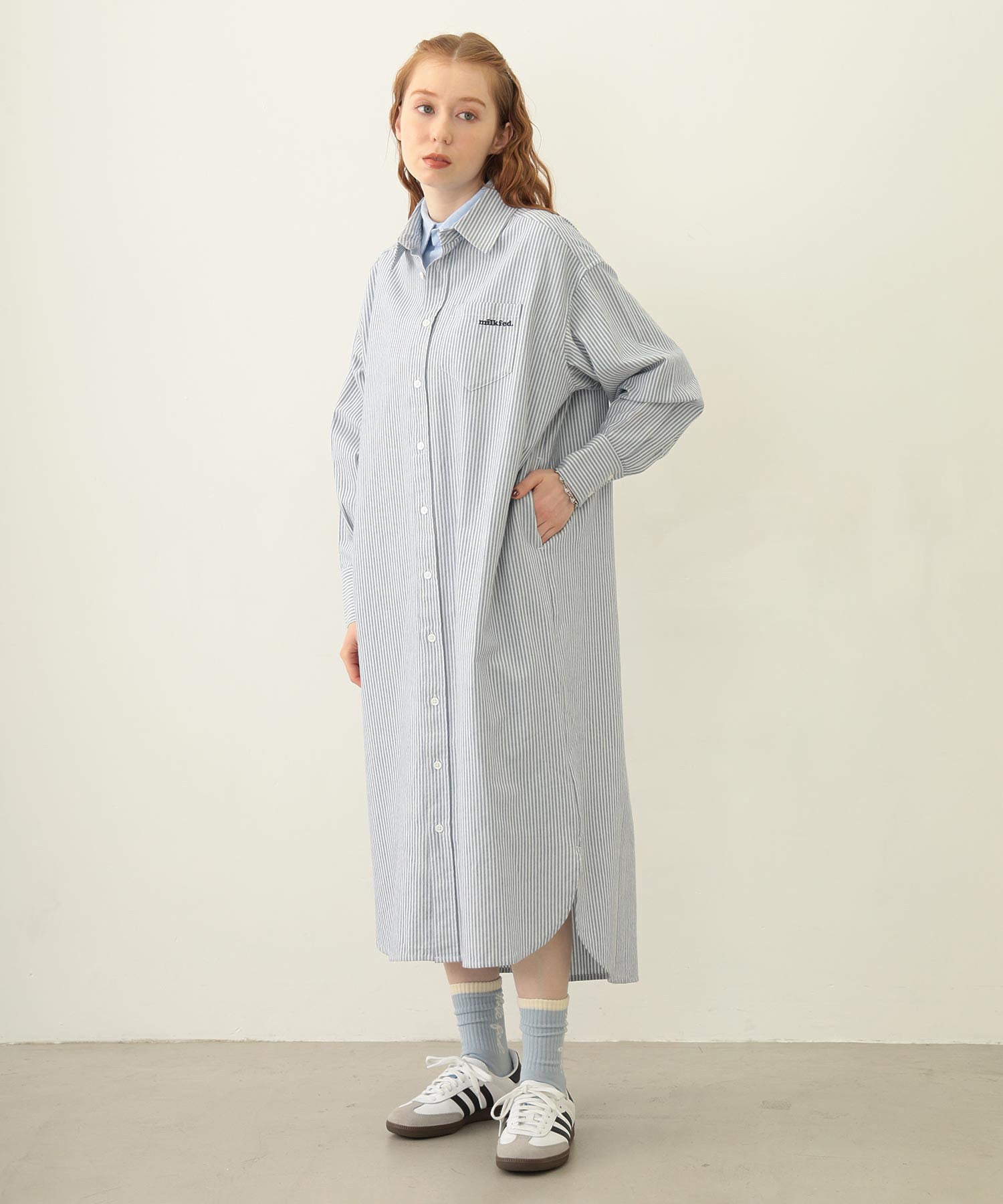 LAYERED SHIRTS DRESS