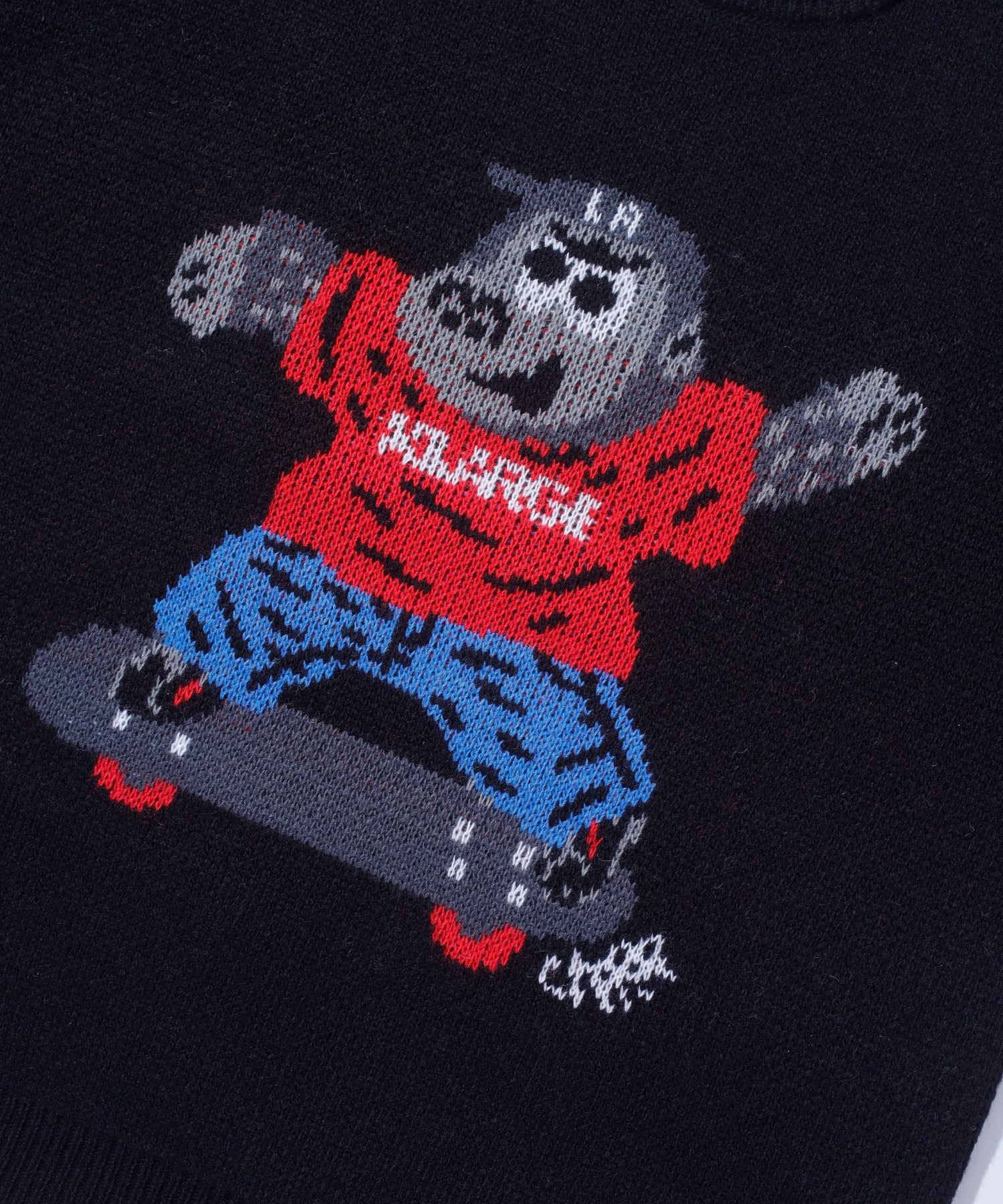 GORILLA CREWNECK KNIT SWEATER