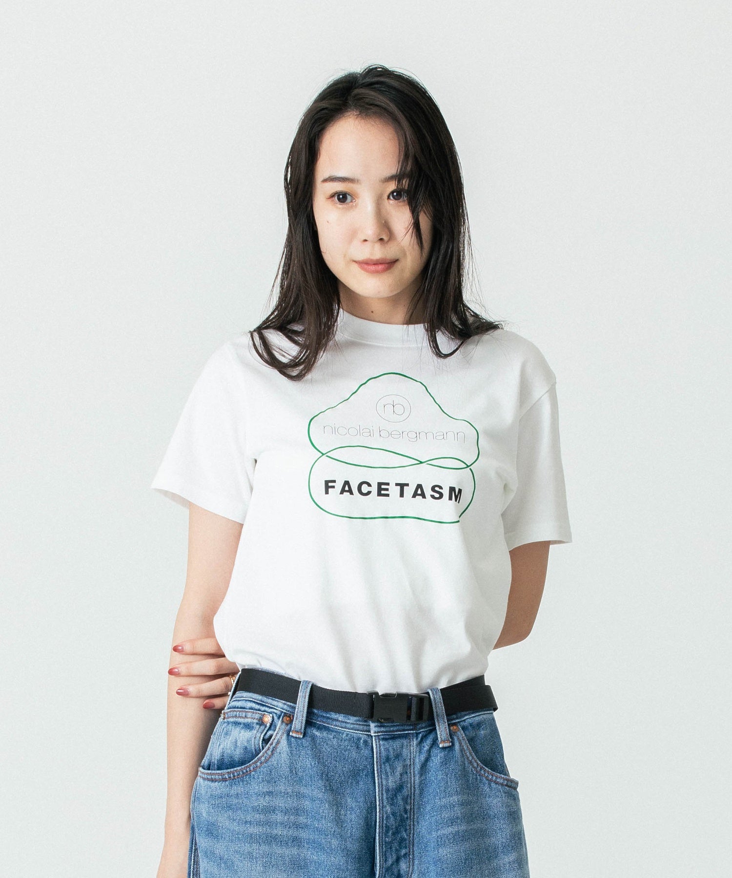 FACETASM/ファセッタズム/WMNS FACETASM x Nicolai Bergmann TEE/NAT-TEE-U10