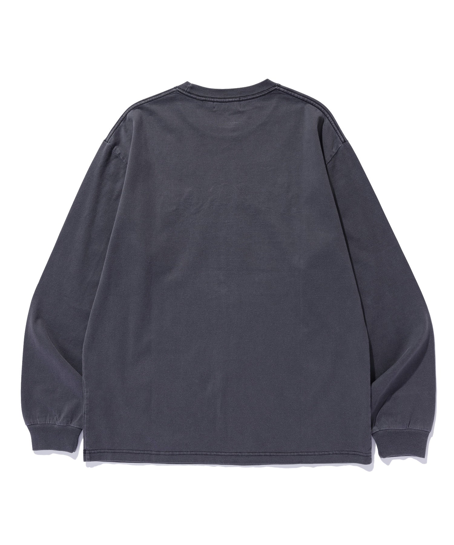 PIGMENT DYED OLD ENGLISH LOGO L/S TEE