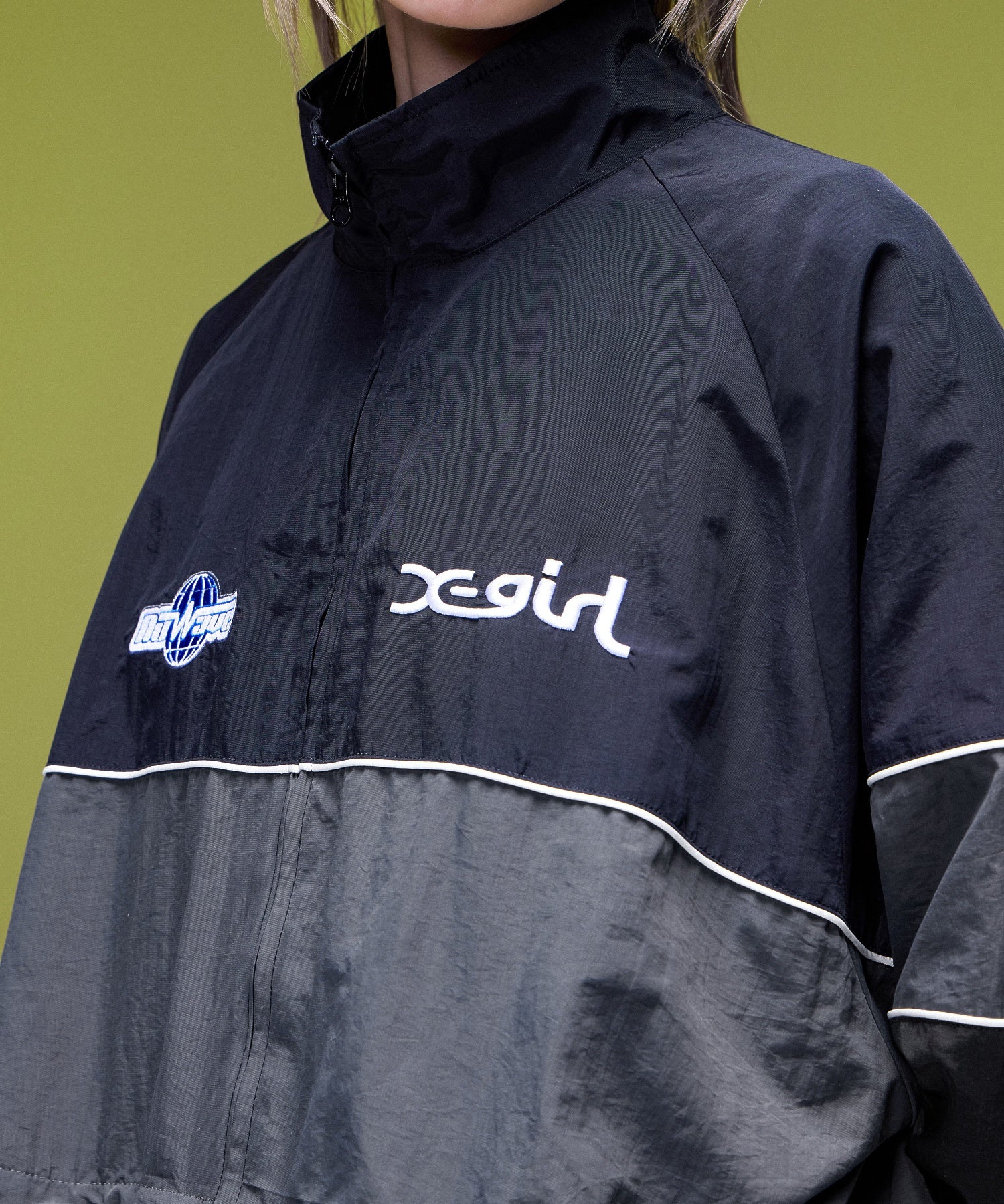 2WAY SCRIPT LOGO TRACK JACKET