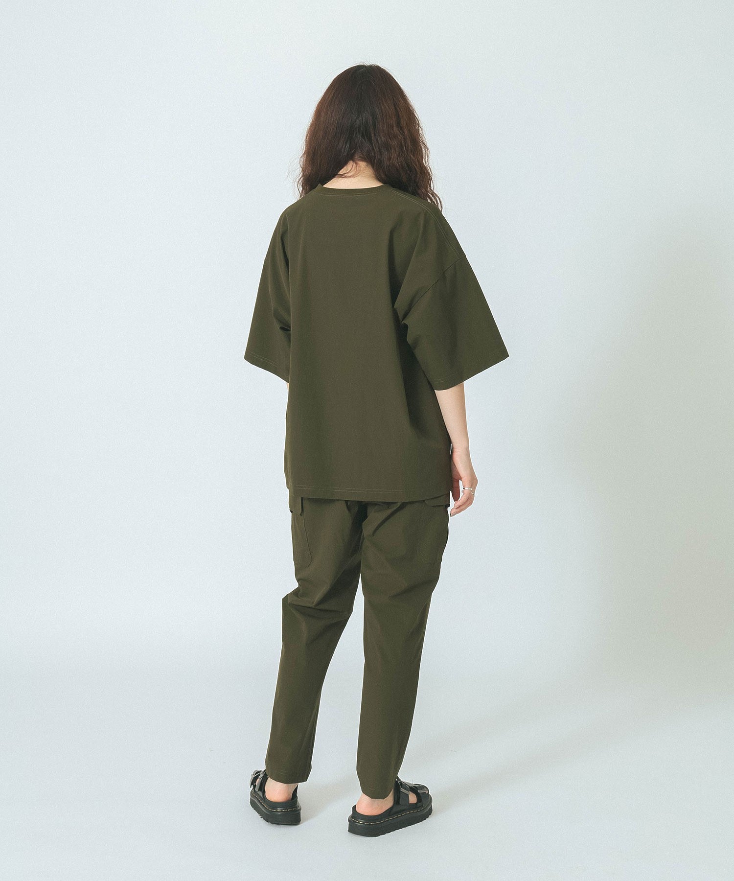 THOUSAND MILE×GENE HEAVENS/SHORT SLEEVE  POCKET TOP & CARGO TAPERED PANTS SET UP