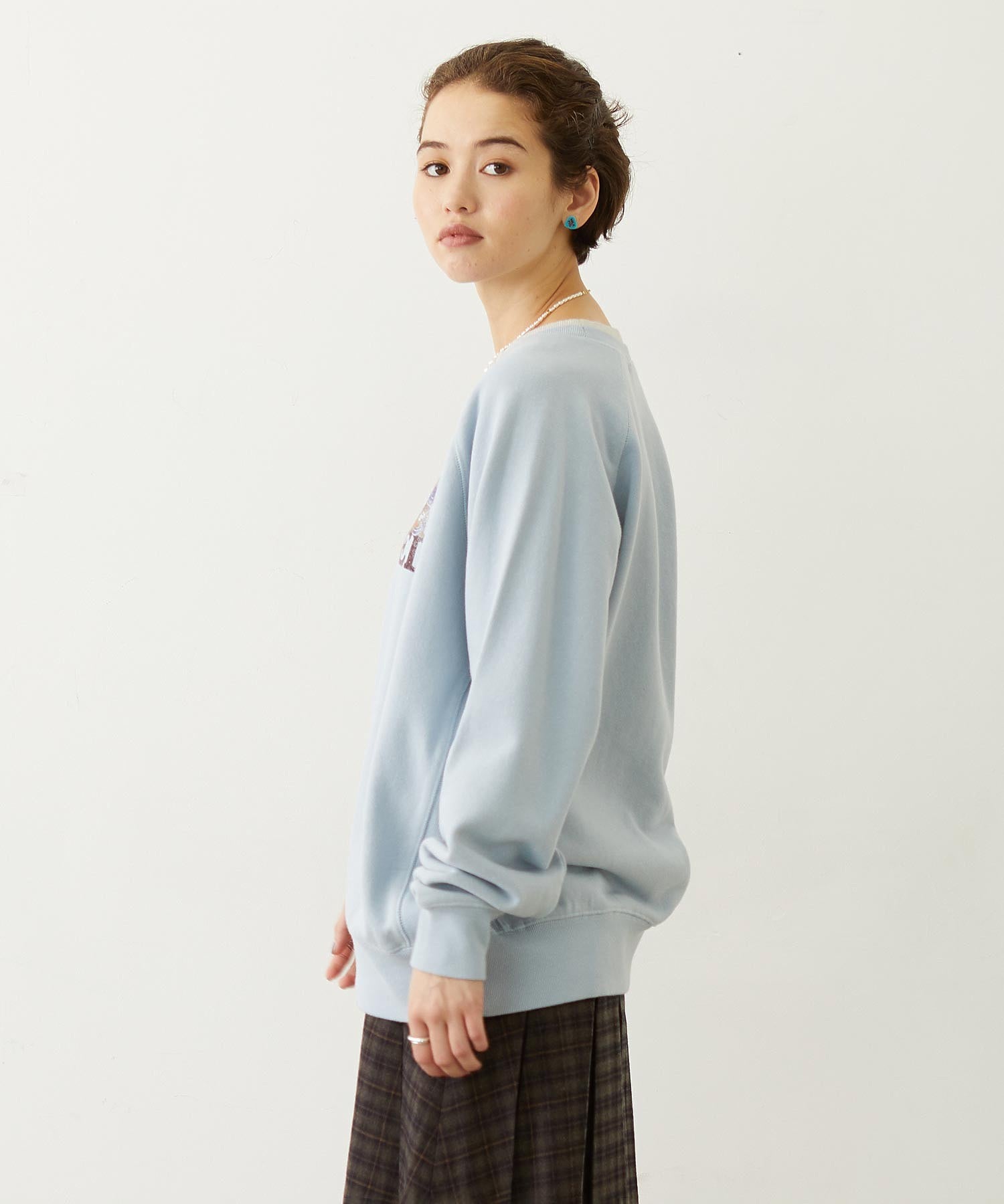 M.FEDDY DOUBLE COLLAR SWEAT TOP