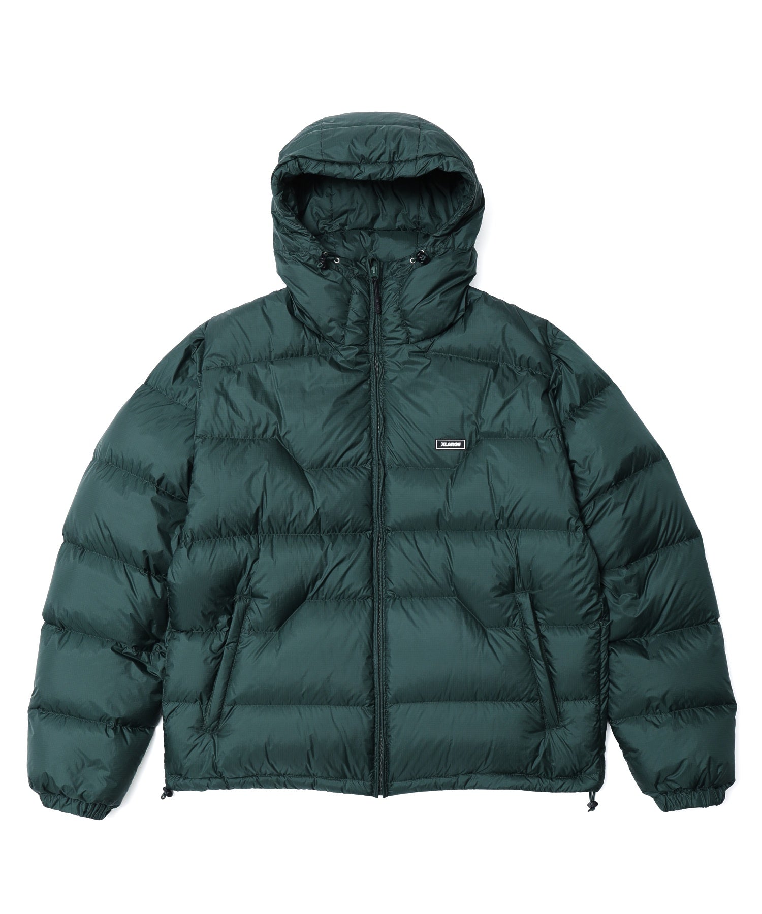 RIPSTOP HOODED DOWN JACKET