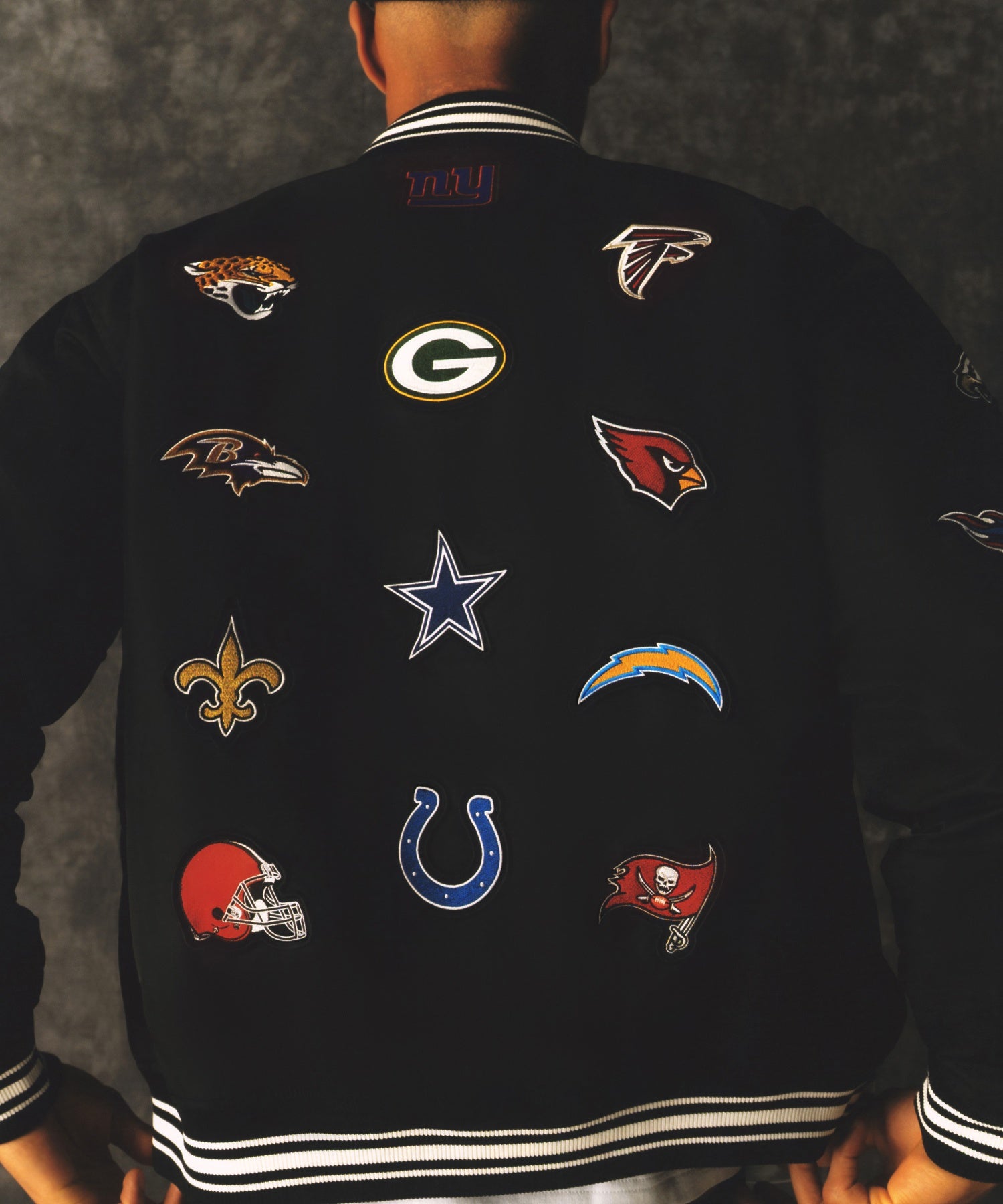 XLARGE×NEW ERA×NFL VARSITY JACKET