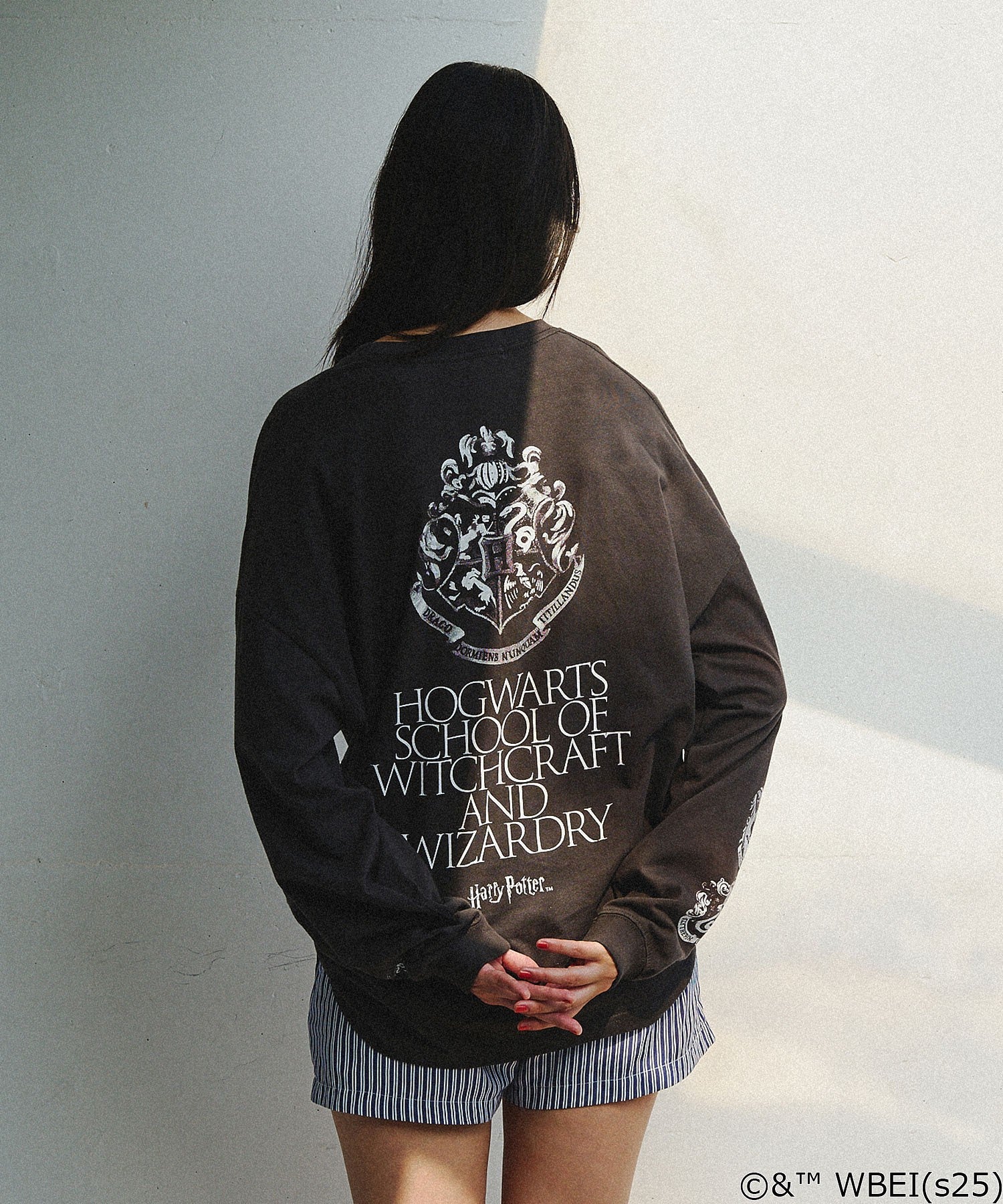【Sサイズのみ期間限定受注生産】COLSUN/HOGWARTS SCHOOL L/S TEE