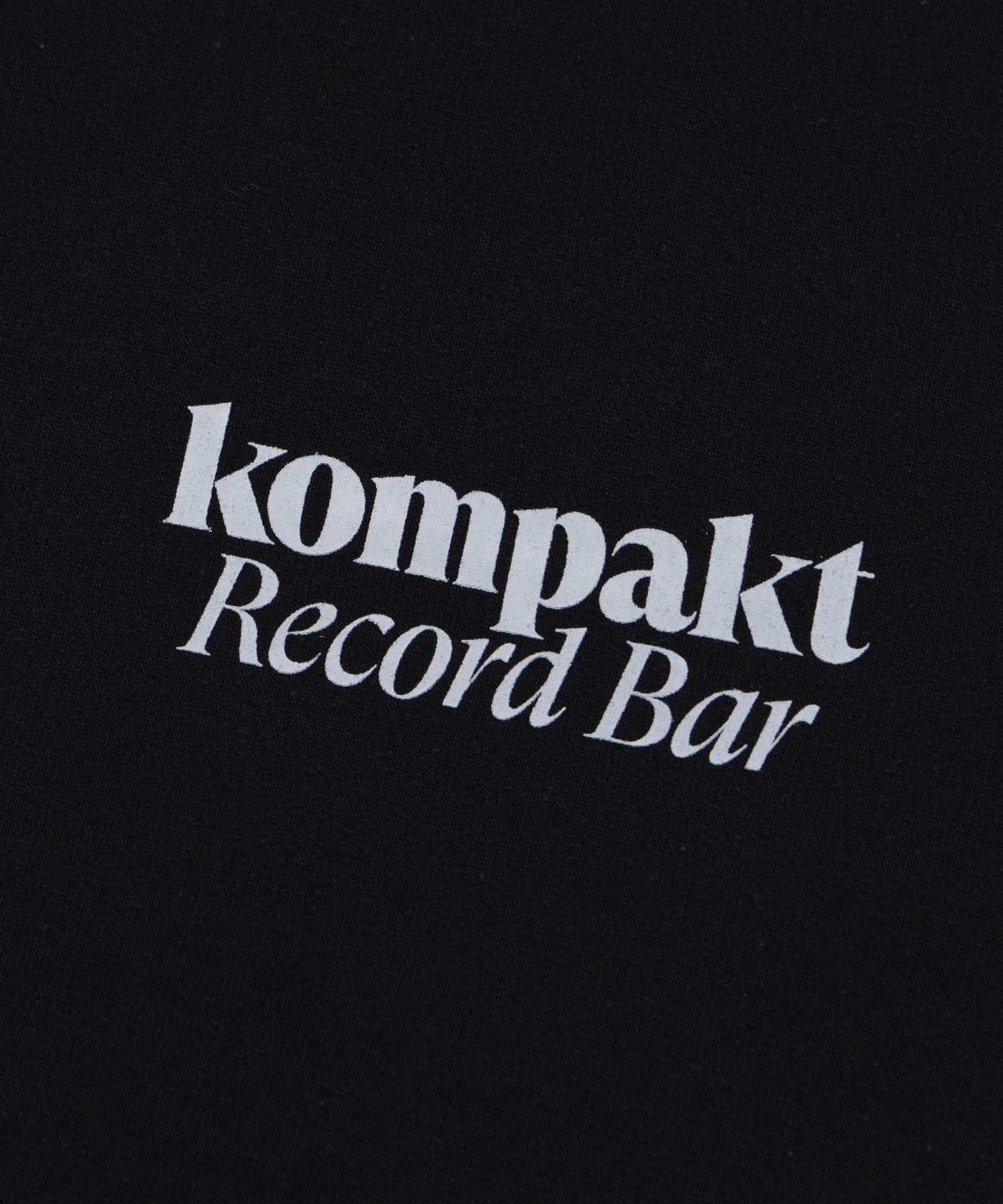 KOMPAKT RECORD BAR/コンパクト レコード バー/THE WORLD IS INVITED CREWNECK KRB204