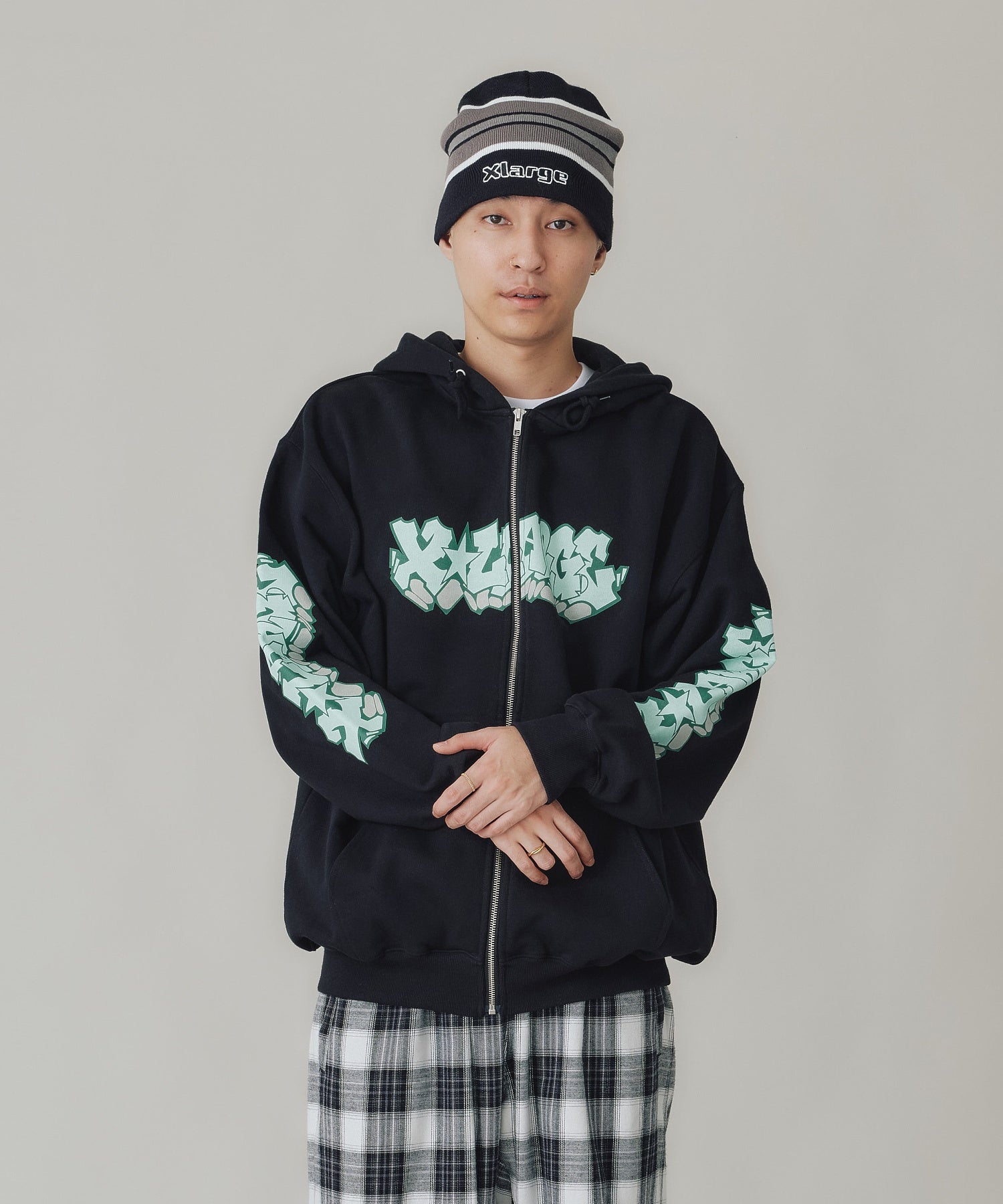 MODEL 身長178cm / 着用サイズ：Lサイズ