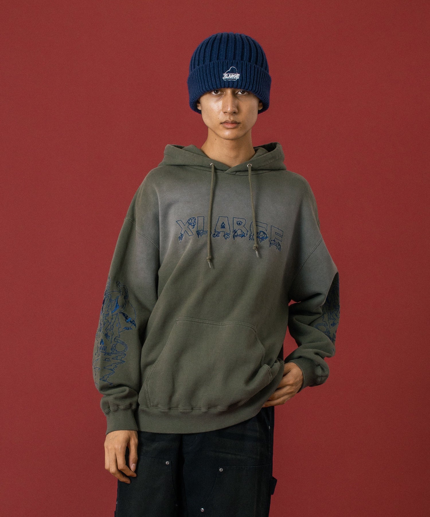 MODEL 身長183cm / 着用サイズ：Lサイズ