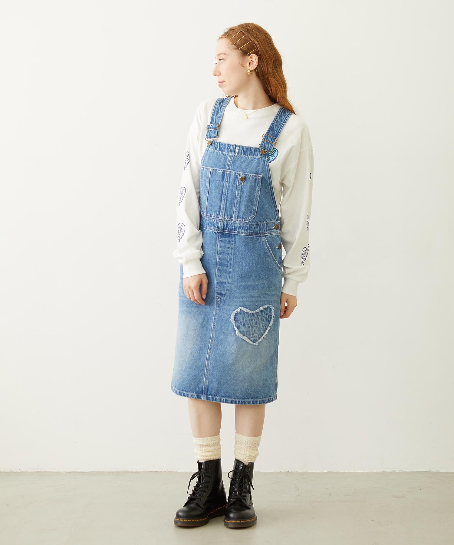 PATCH SALOPETTE SKIRT