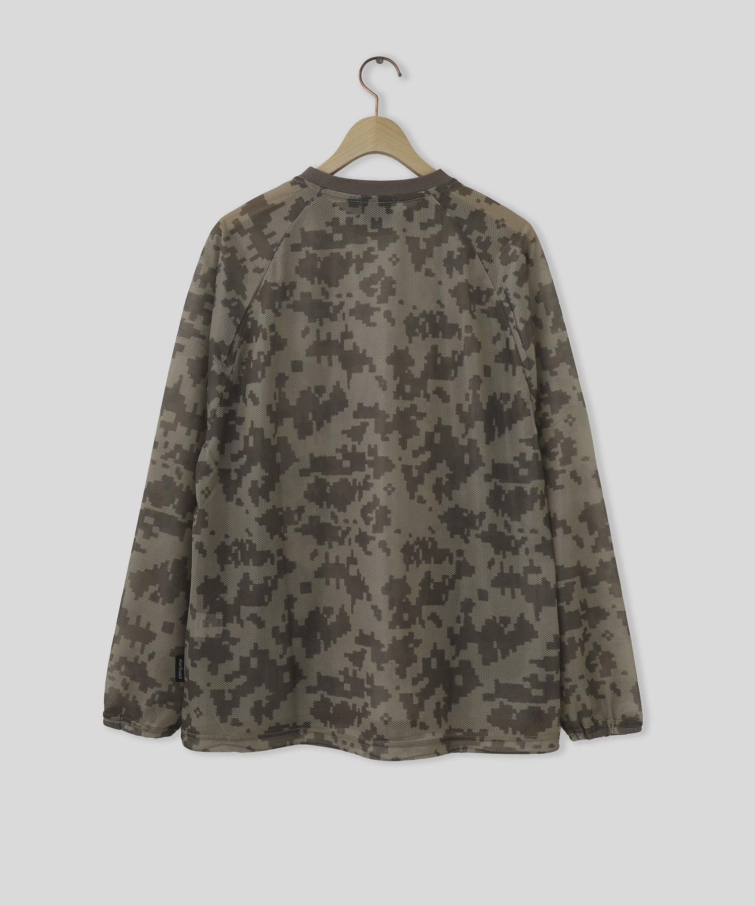 WILDTHINGS/ワイルドシングス/PRINT MESH L/S TEE WT26048SN