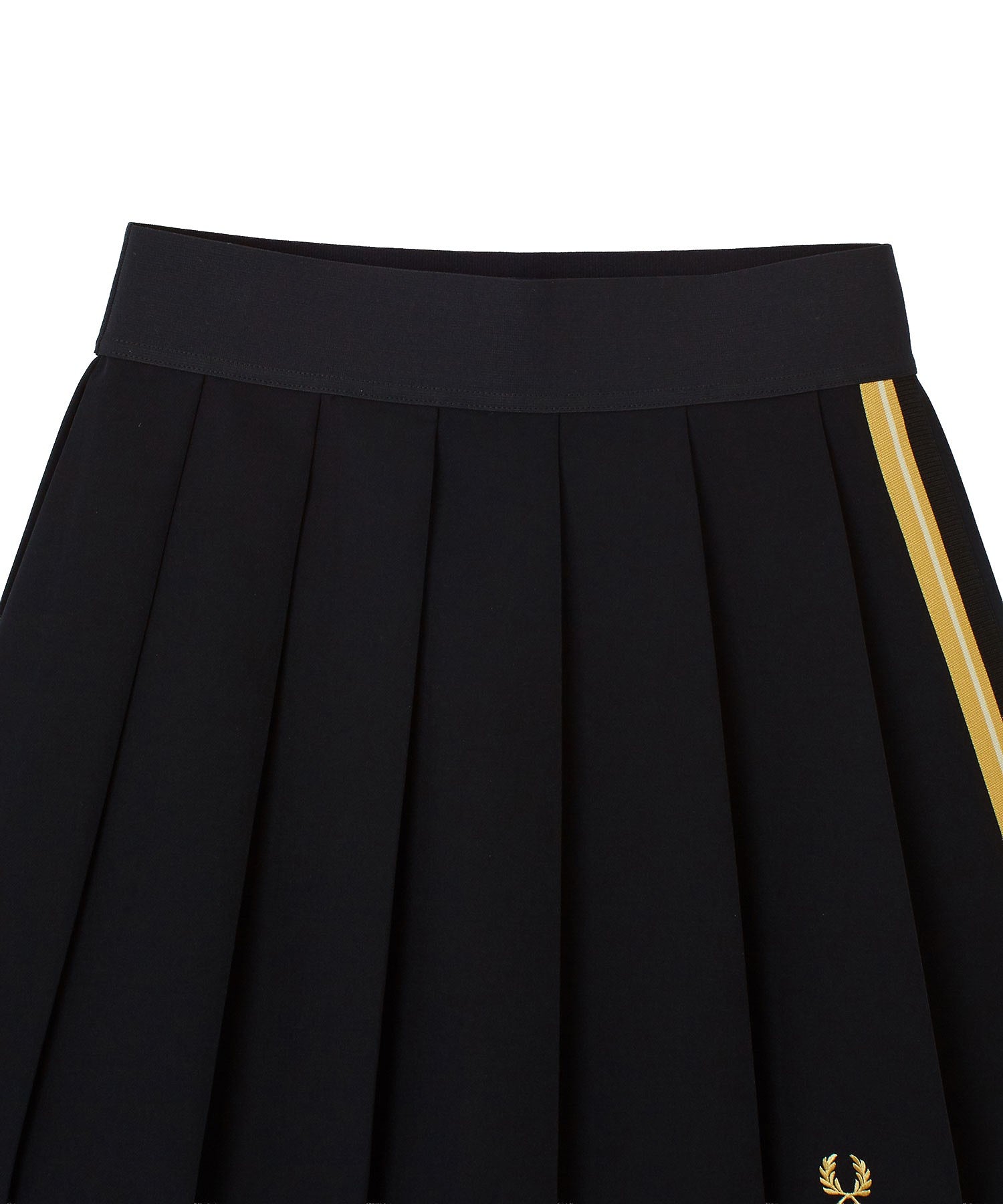FRED PERRY/TAPE DETAIL PLEATED SKIRT
