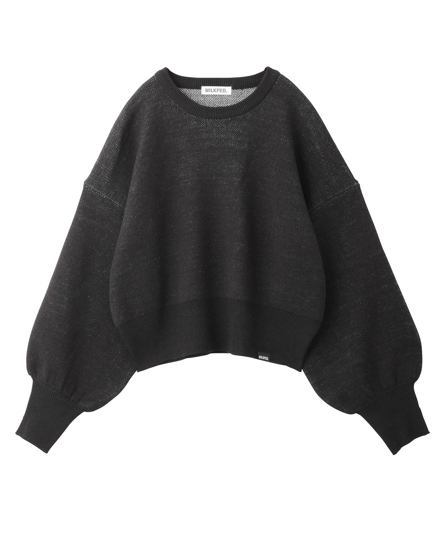 JACQUARD LOGO KNIT TOP MILKFED.