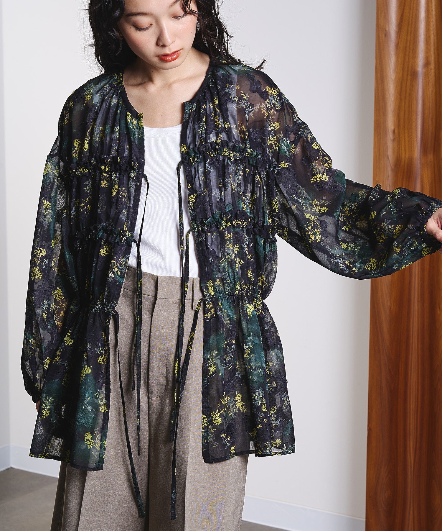 model:161cm 着用サイズ:ONE SIZE