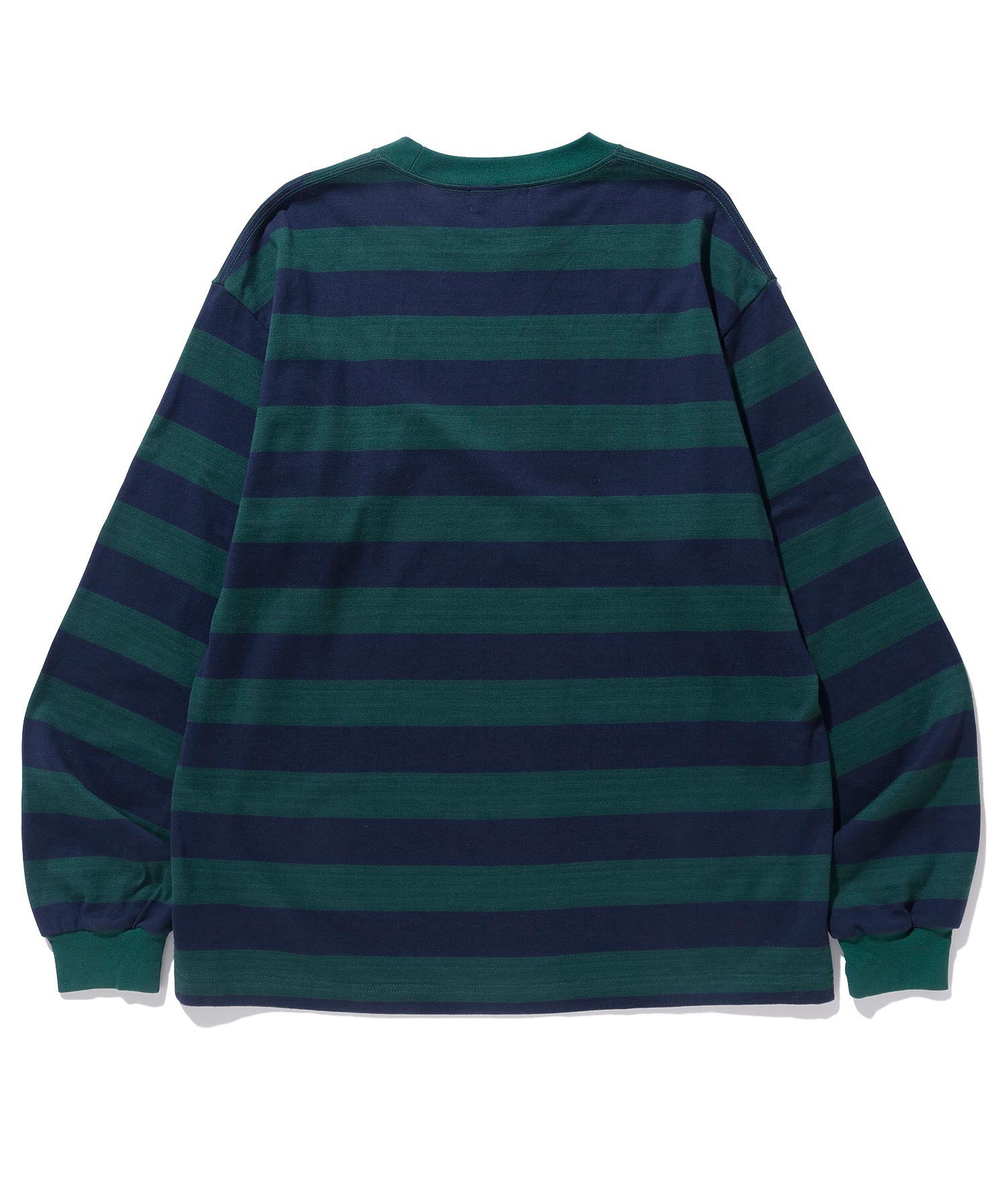 COLLEGE LOGO STRIPED L/S TEE XLARGE