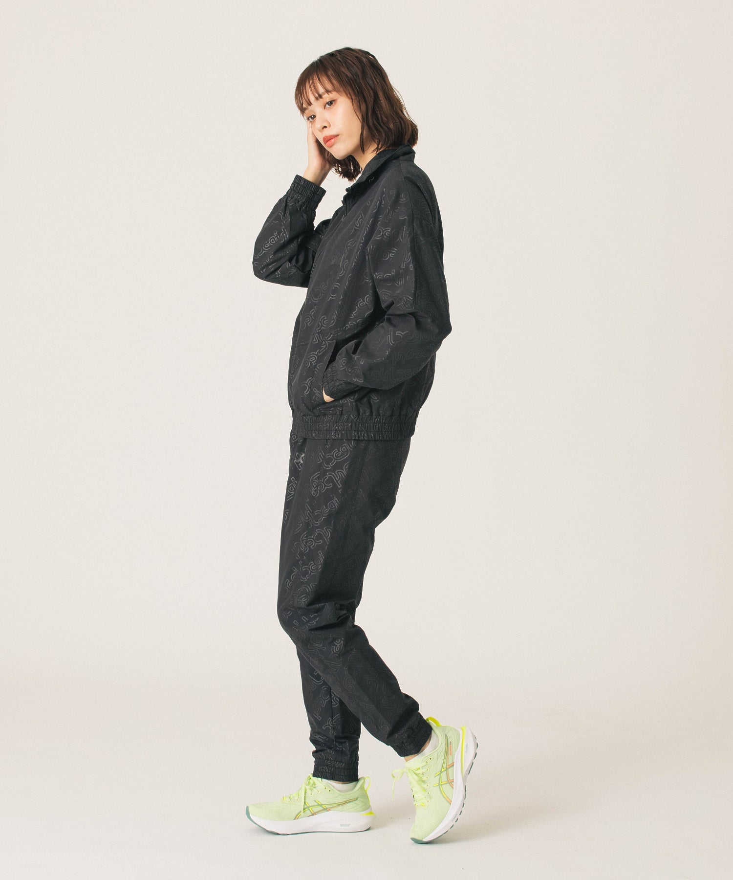 LOGO WIND UP PANTS