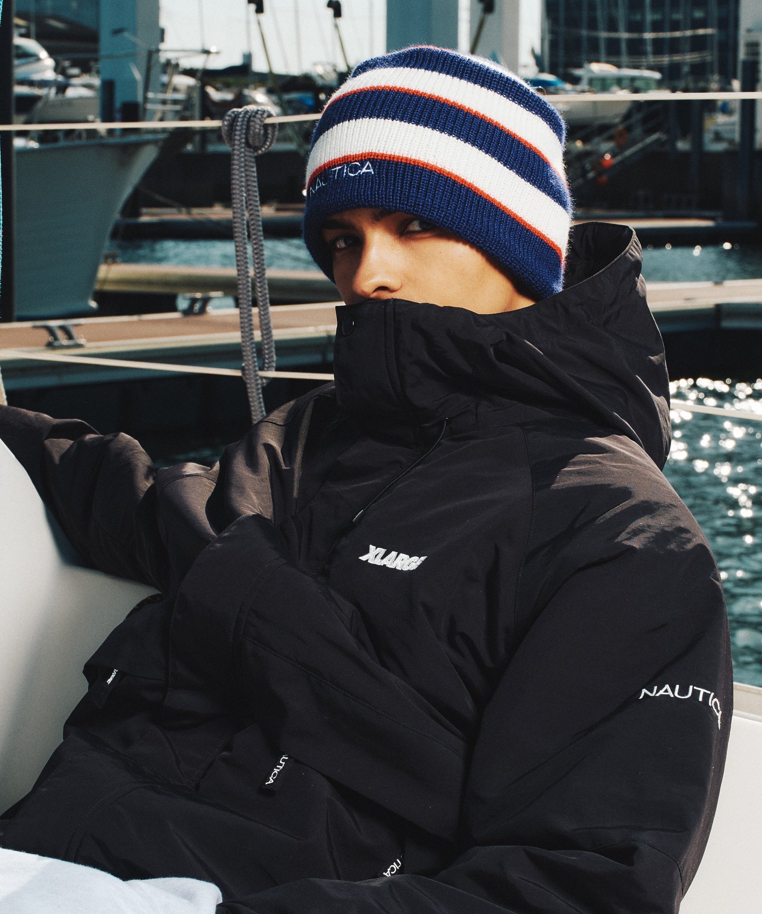 XLARGE×NAUTICA  BEANIE