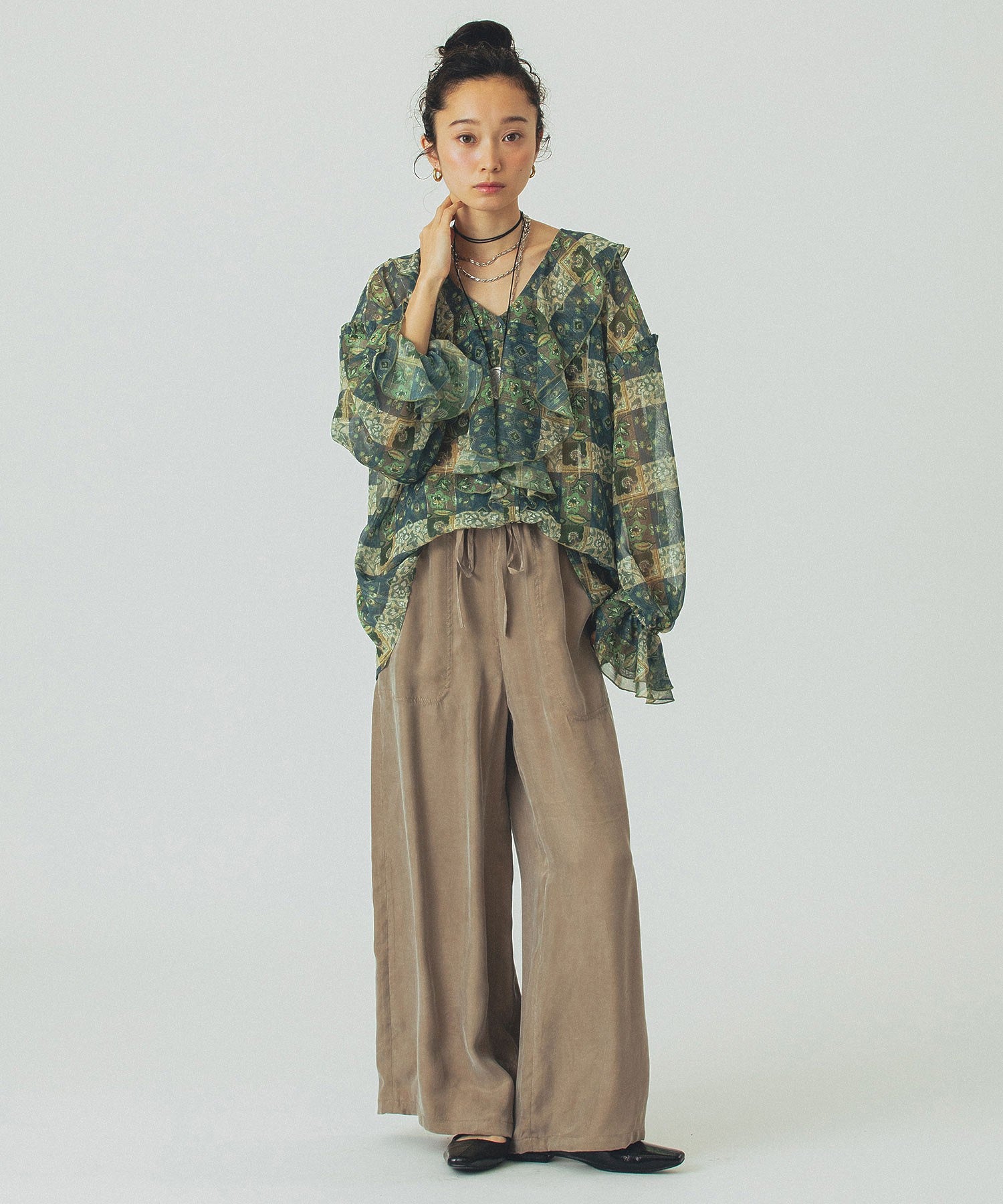 model:161cm 着用サイズ:ONE SIZE