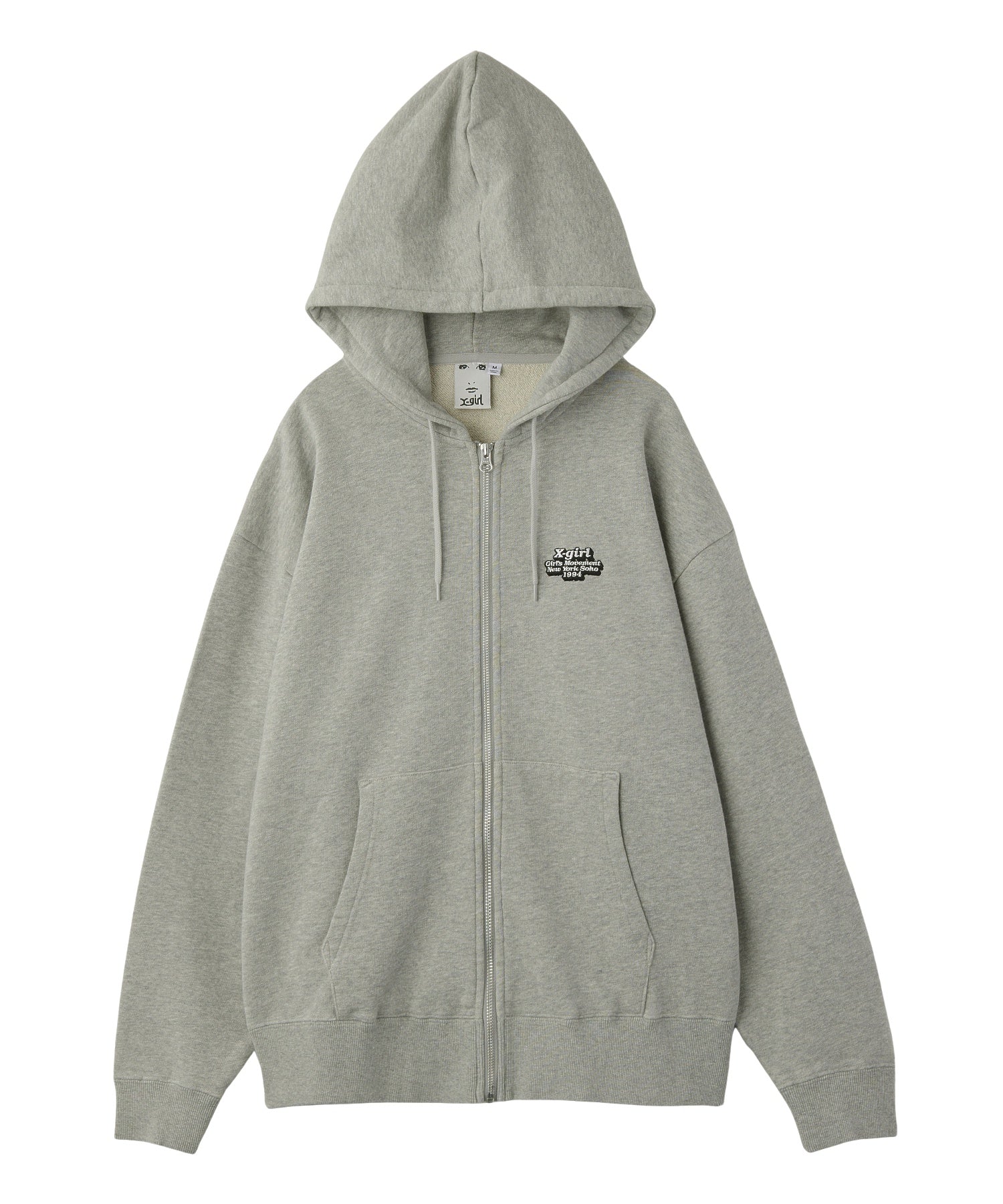 MESSAGE AND FACE ZIP UP SWEAT HOODIE