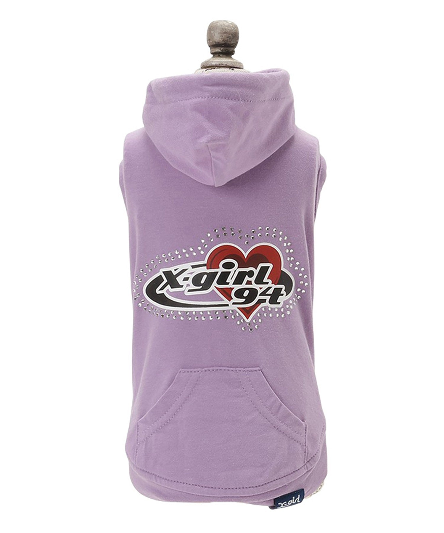 【X-girl DOGWEAR】プラネットハートロゴタンクフーディー