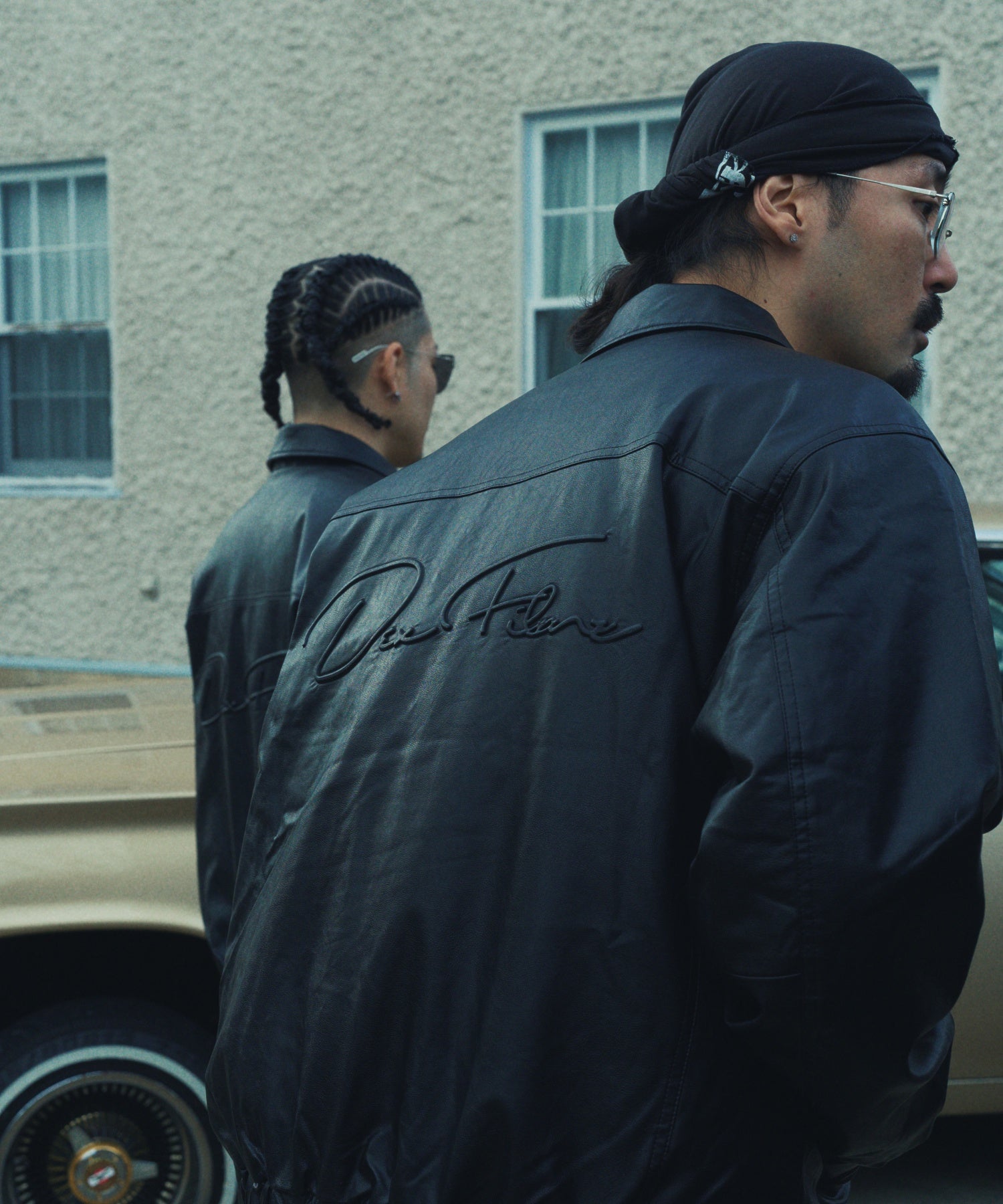 XLARGE×DexFilmz FAUX LEATHER JACKET