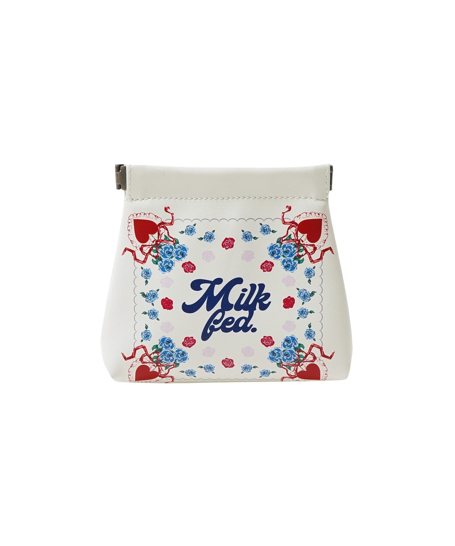 FLOWER PATTERN SPRING POUCH