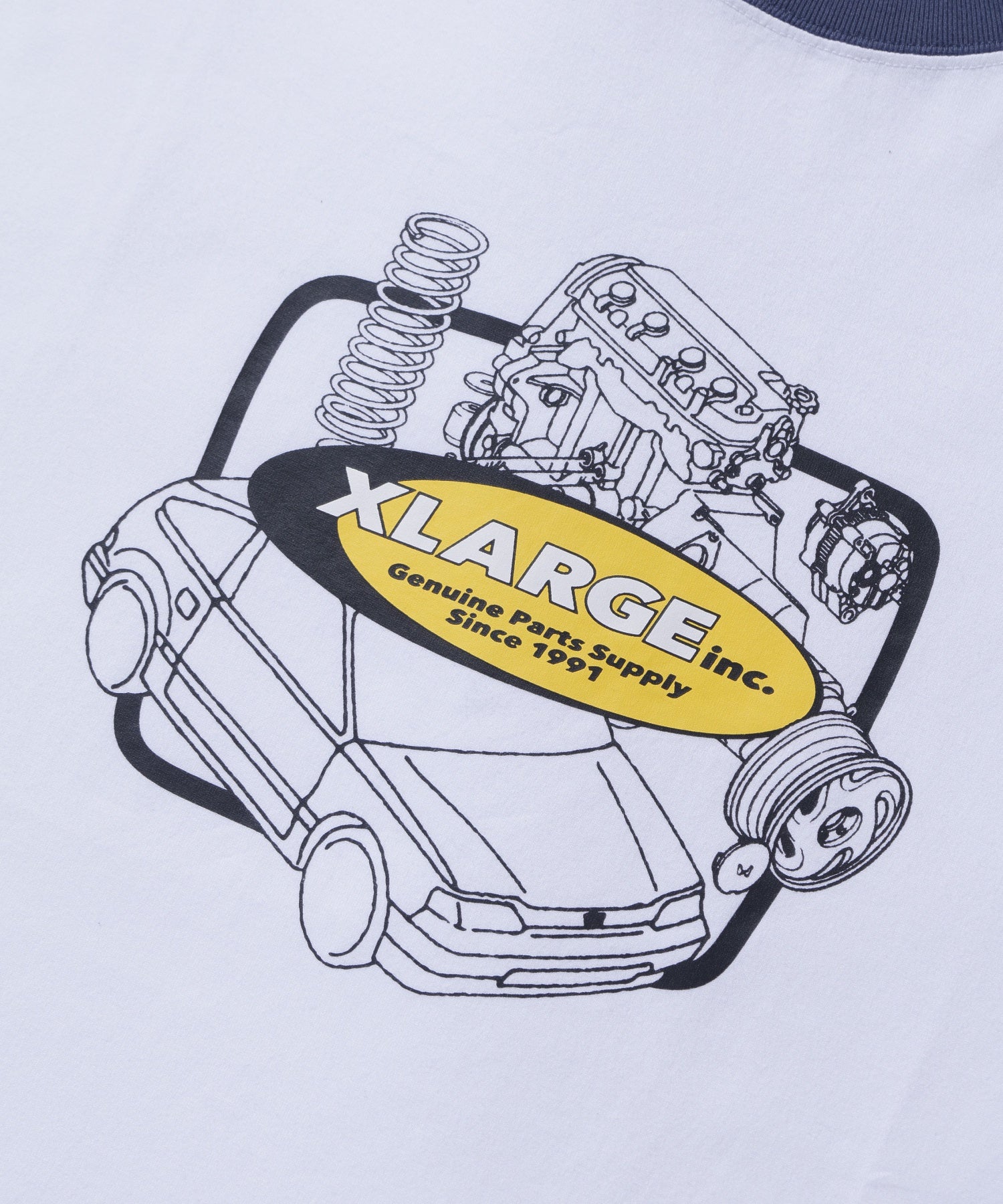 XLARGE×Honda PARTS SUPPLIERS RINGER S/S TEE