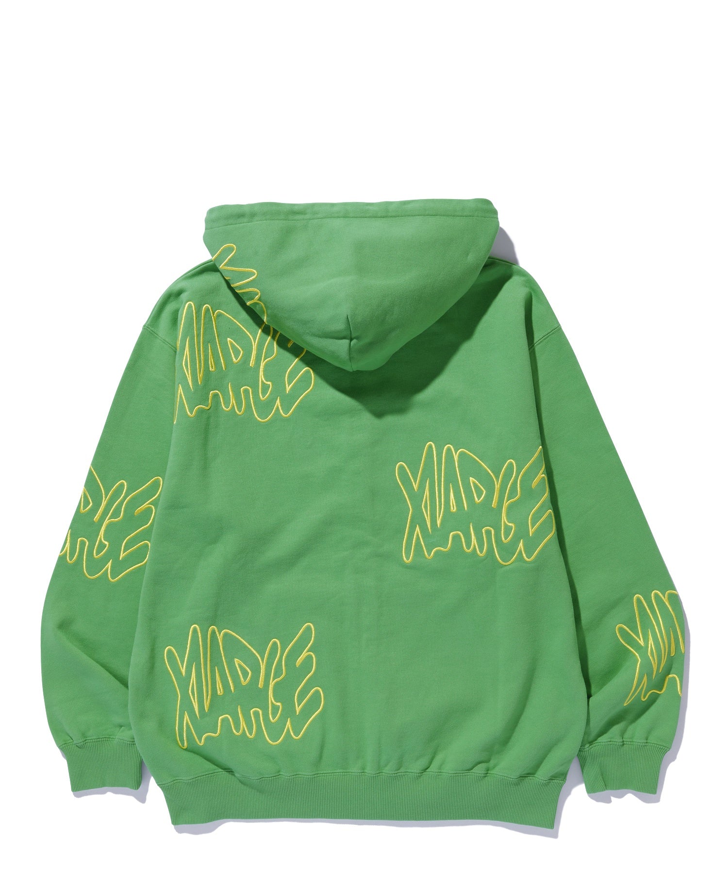 ALLOVER LOGO ZIP HOODED SWEATSHIRT