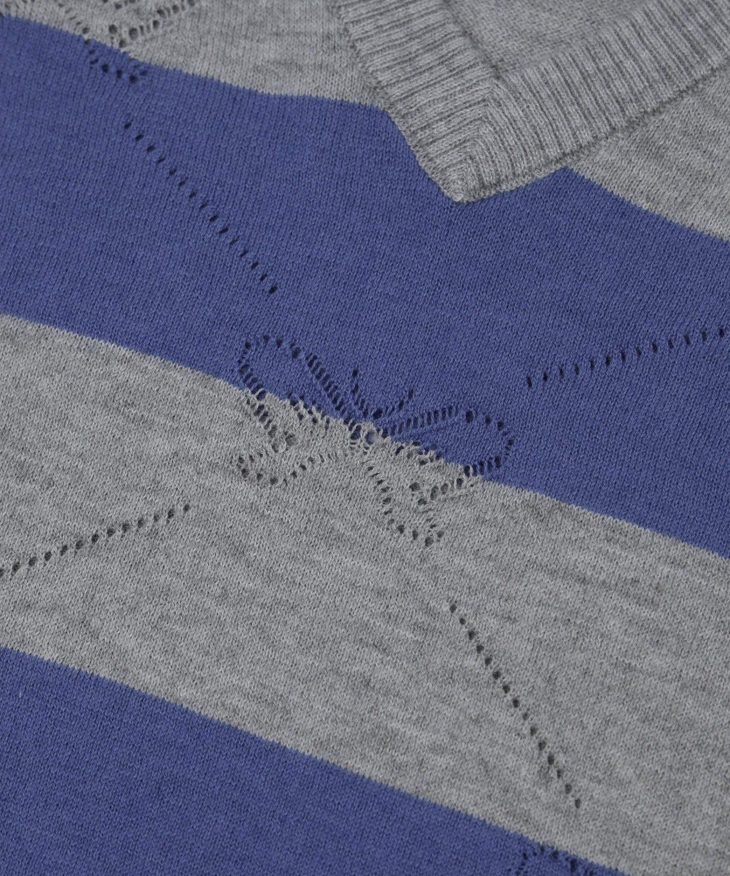 PERKS AND MINI/パークスアンドミニ/KALEIDOSCOPE KNITTED V-NECK SWEATER 8640