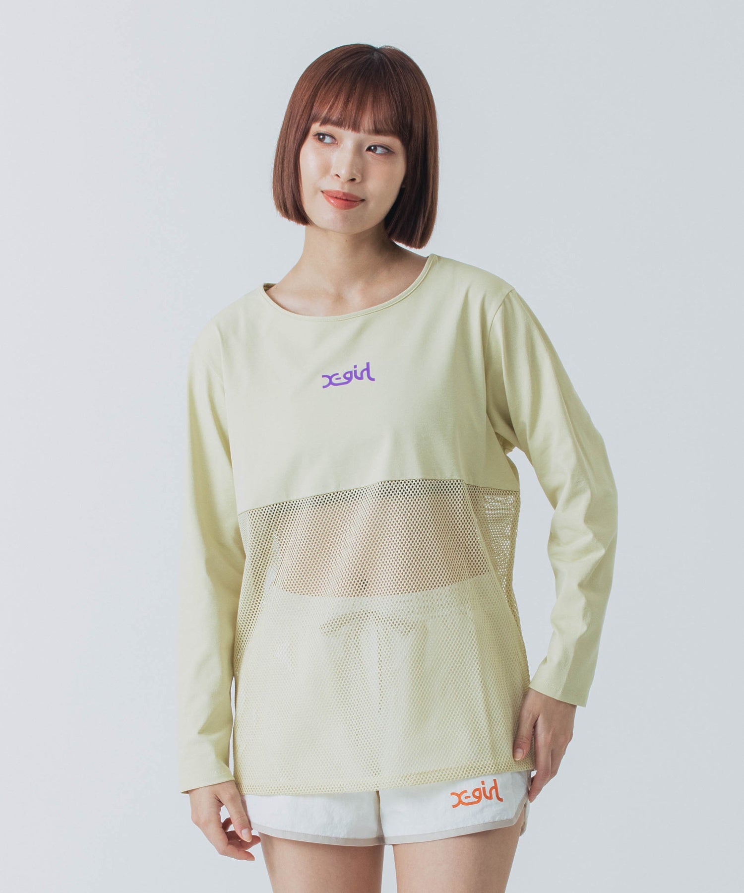 MESH L/S TEE