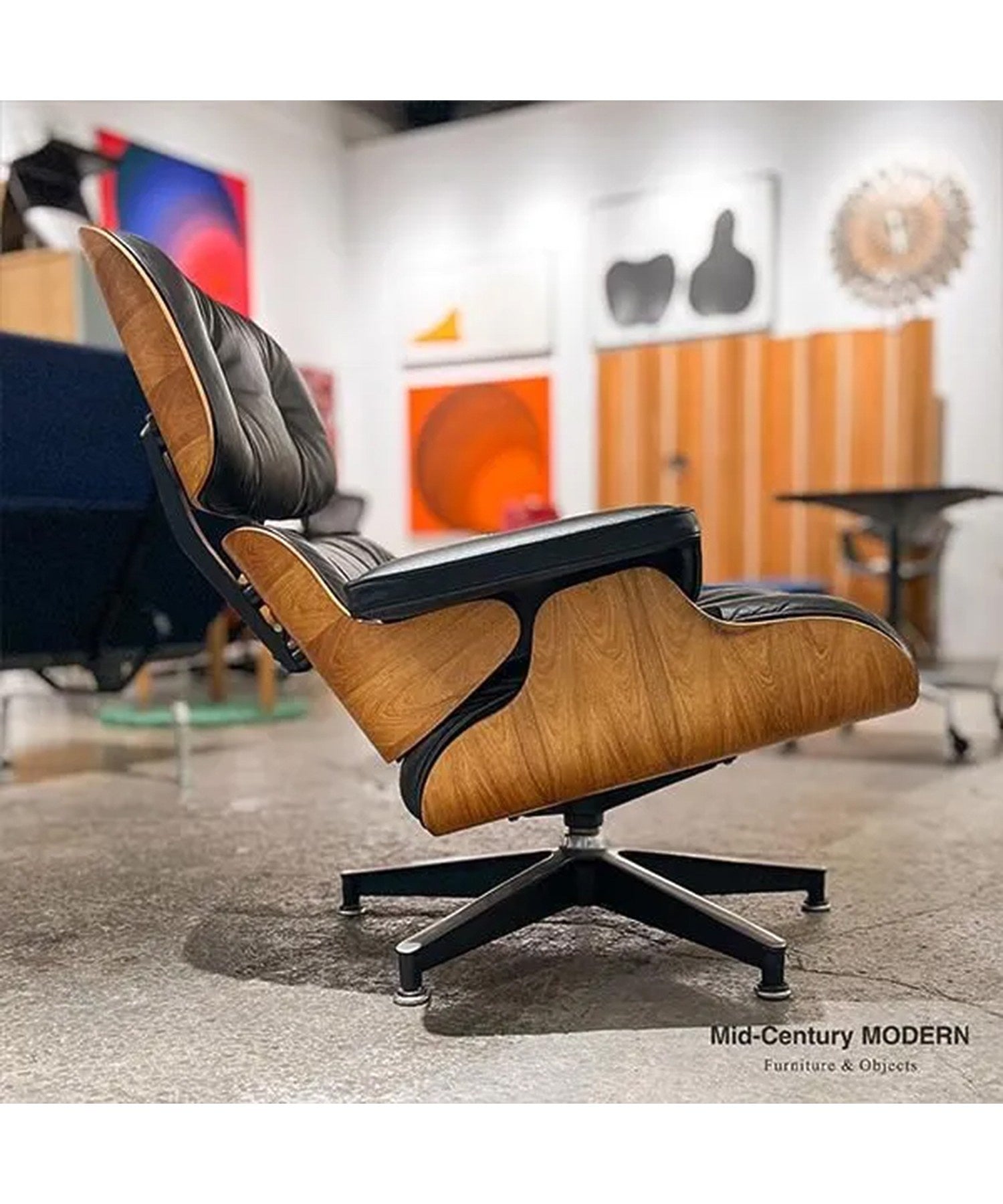 Eames Lounge Chair ＆ Ottoman / Cherry / Walnut