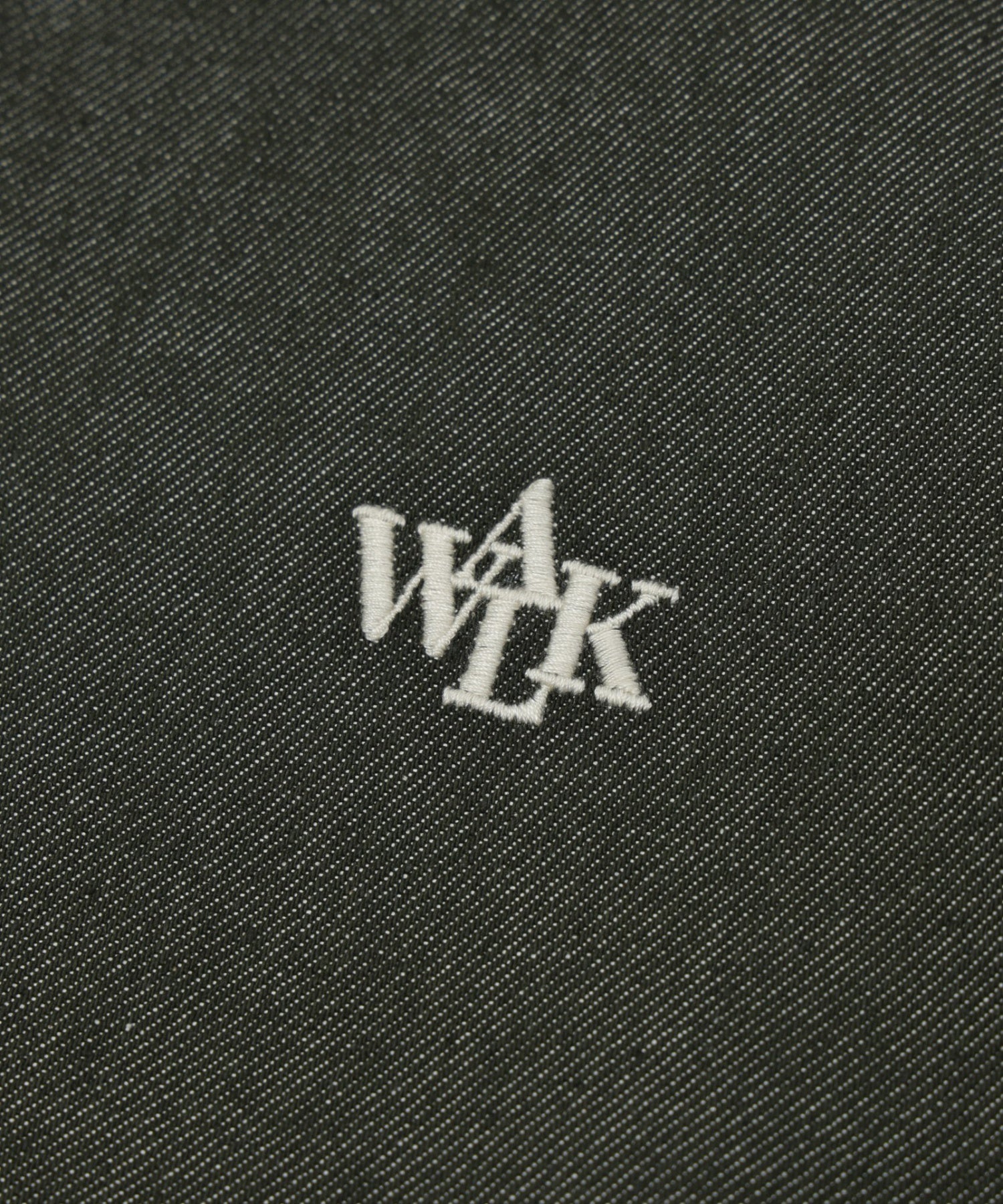 WALK IN PARIS/ウォーキンパリス/Raw green denim carpenters jacket