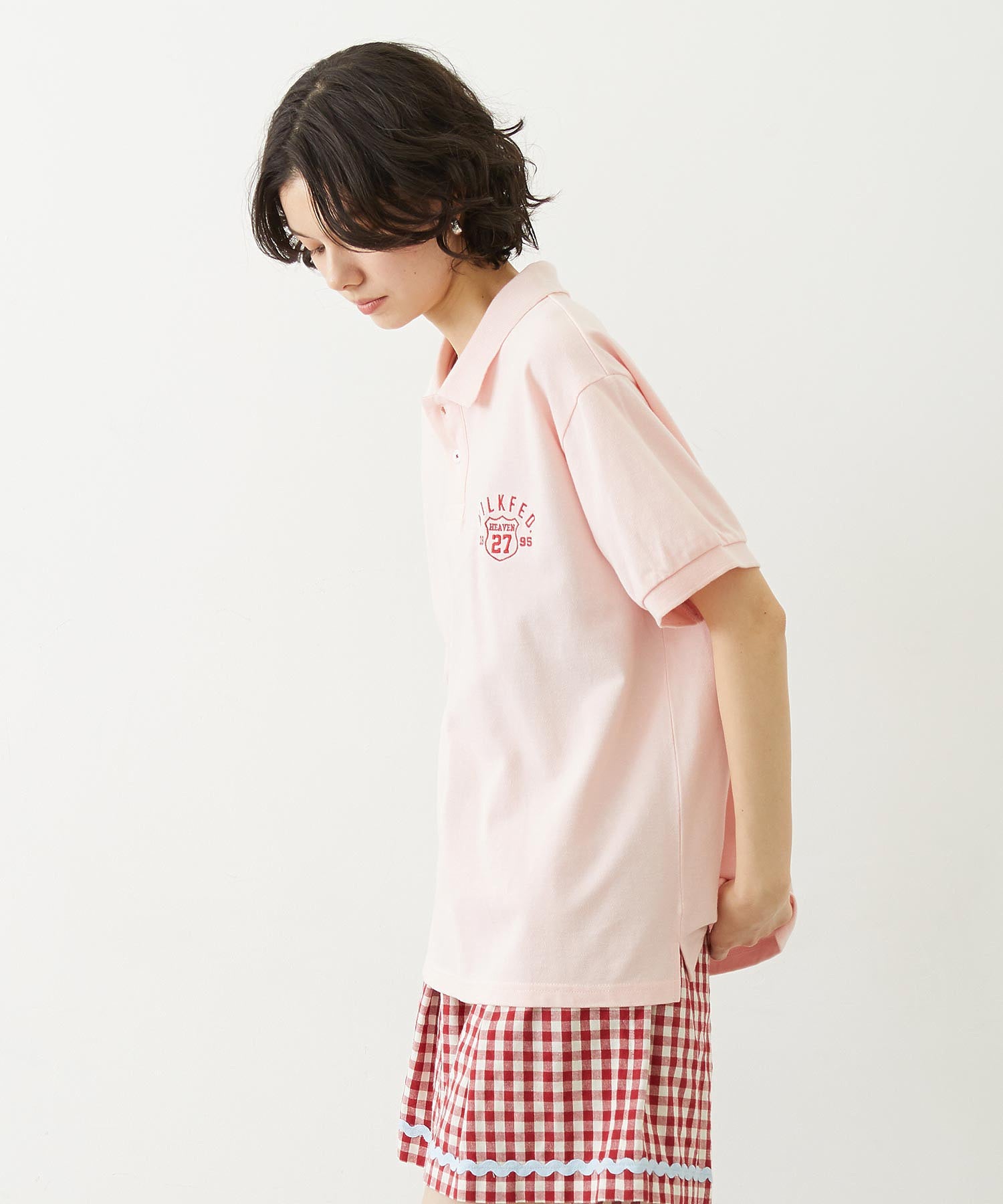 EMBLEM EMBROIDERED POLO SHIRT