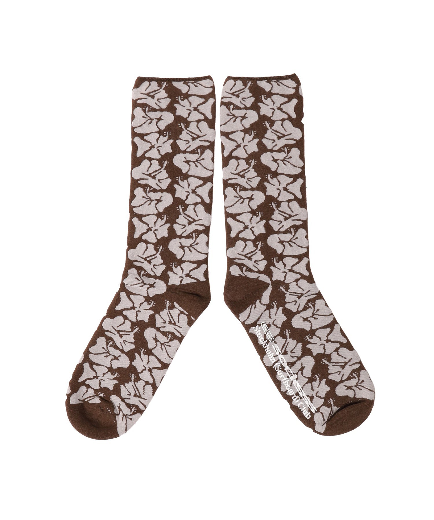 STOCKHOLM SURFBOARD CLUB/ストックホルムサーフボードクラブ/Hibiscus SocksU7000242