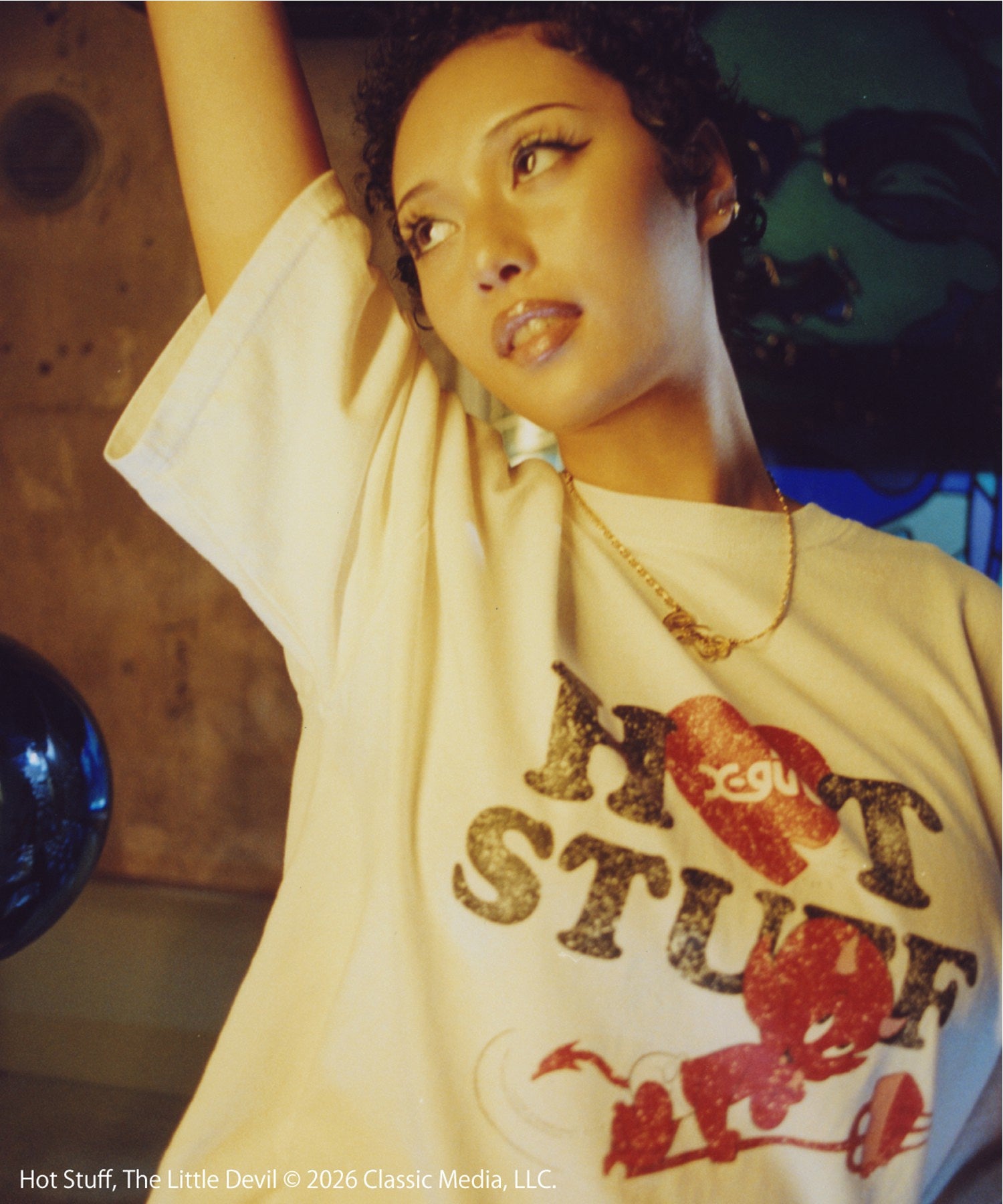 X-girl | HOT STUFF FADED S/S TEE