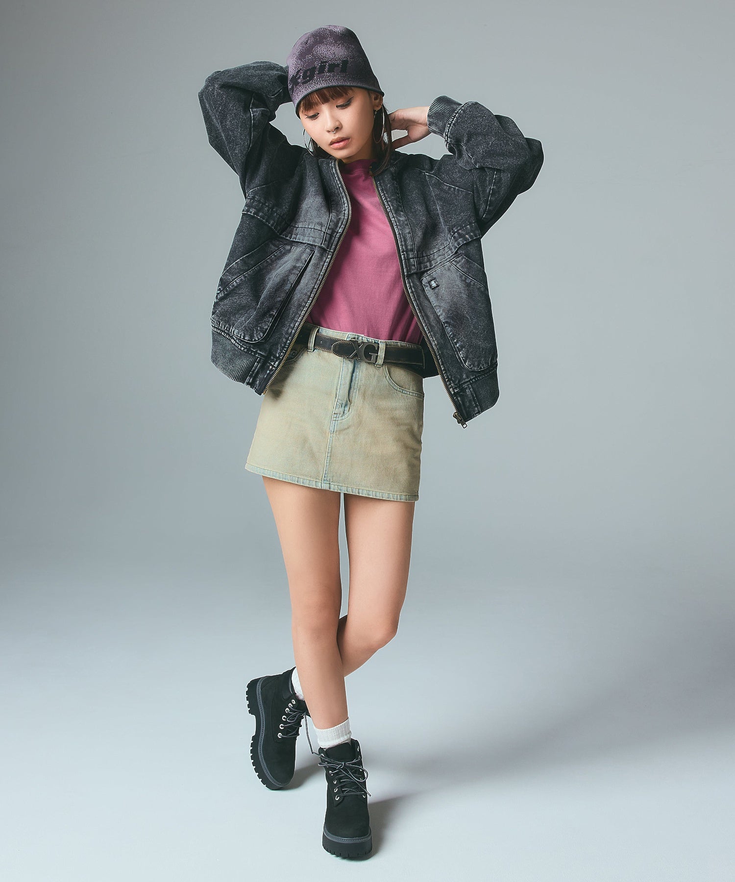 ARCH LOGO HOODED JACKET