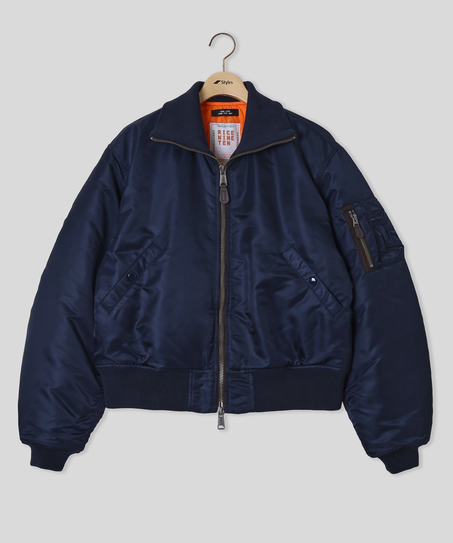 RICE NINE TEN/ライスナインテン/RN-10 FLIGHT JACKET JK-FLT