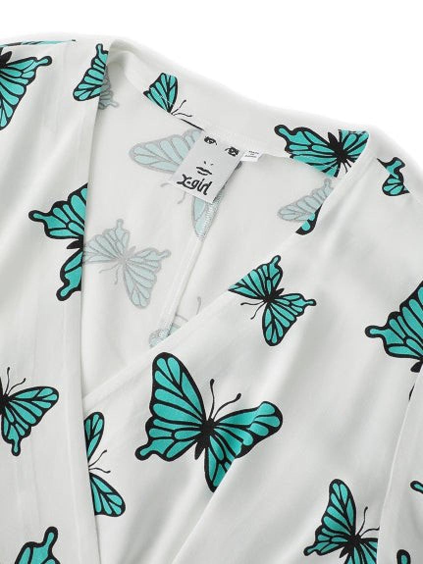 BUTTERFLY CACHE COEUR DRESS X-girl
