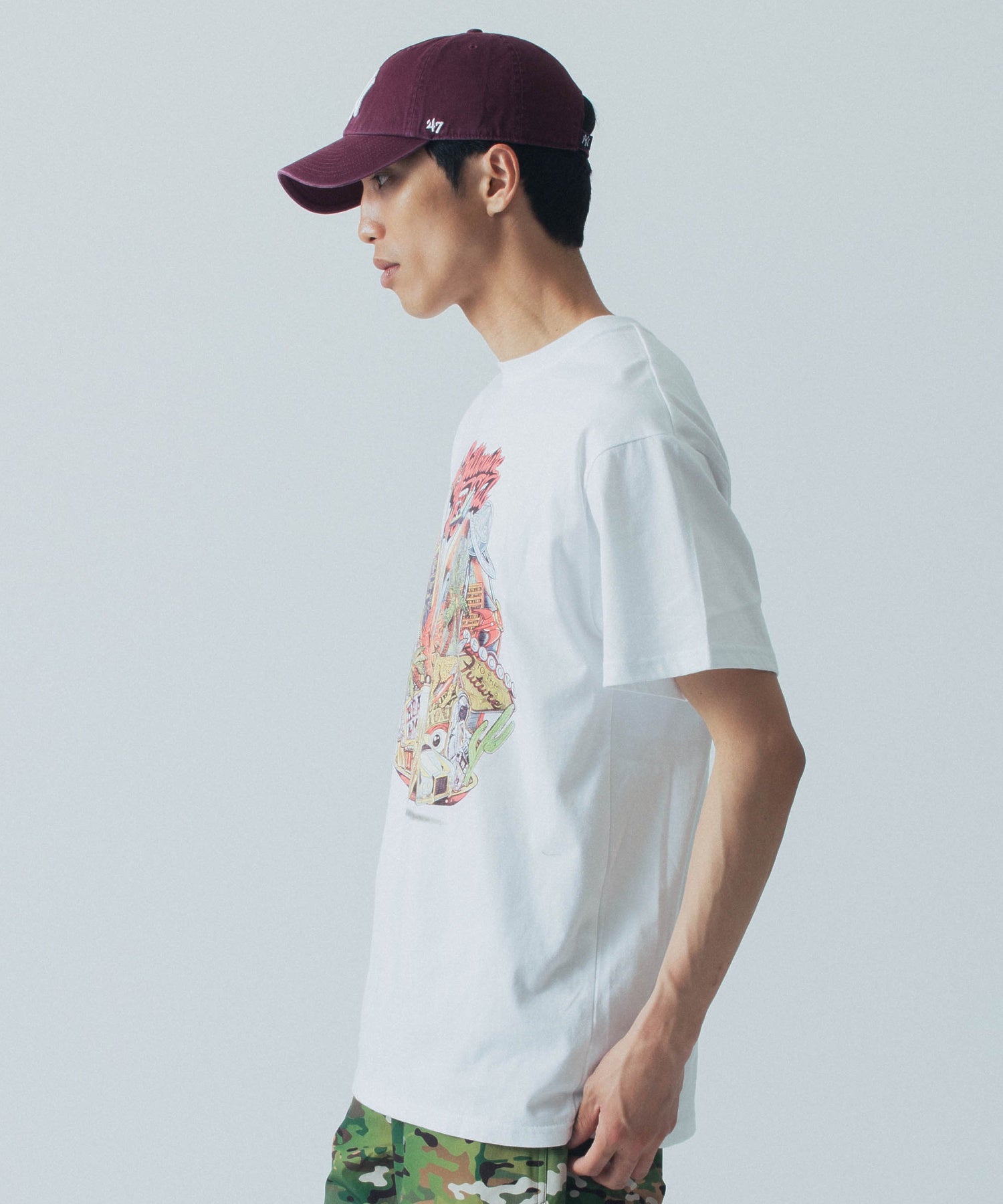 BILLIONAIRE BOYS CLUB/ビリオネア・ボーイズ・クラブ/BB FLOATING CITY T-SHIRT/841-1200