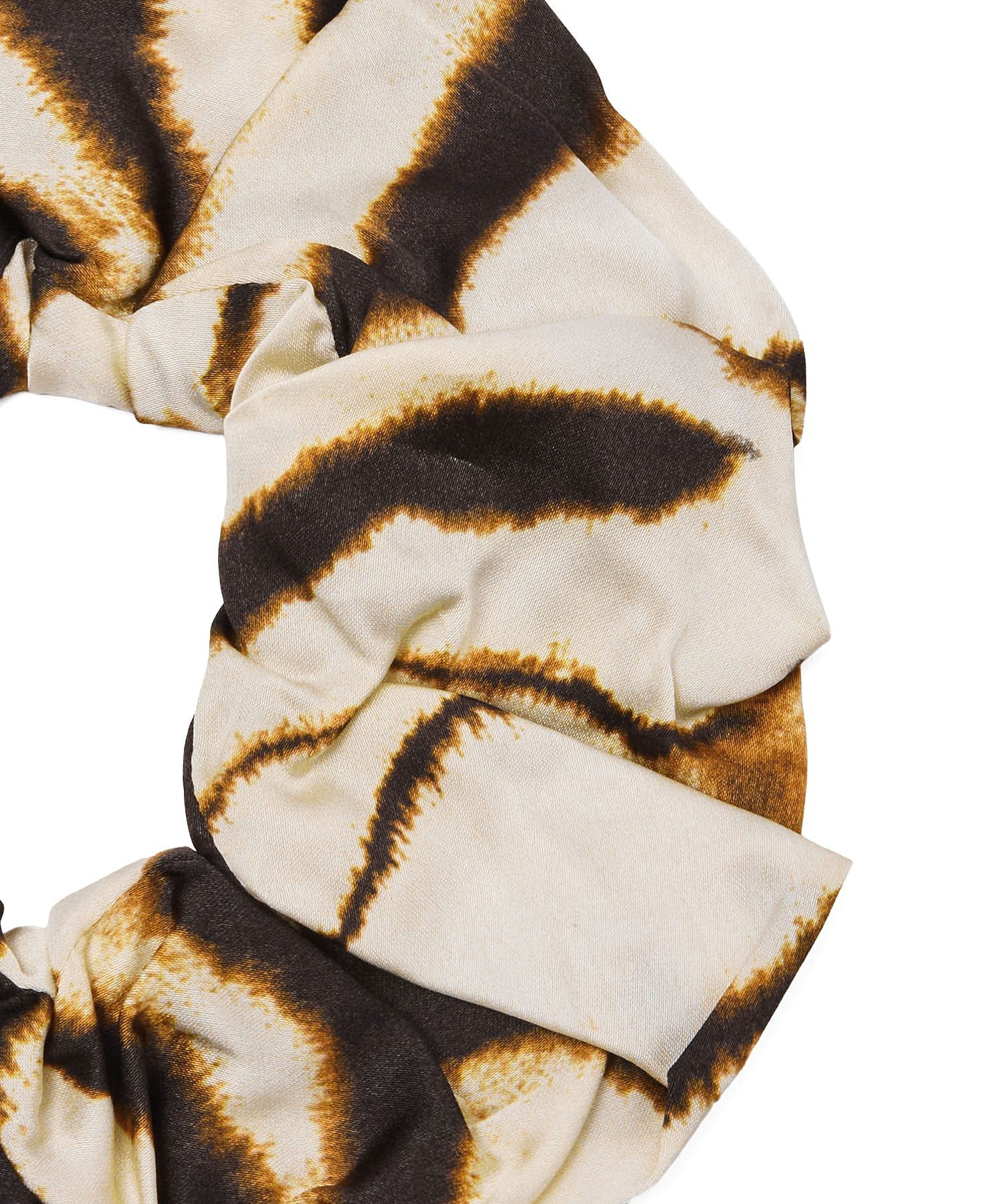 GANNI/SCRUNCHIE PRINTED STRETCH SATIN