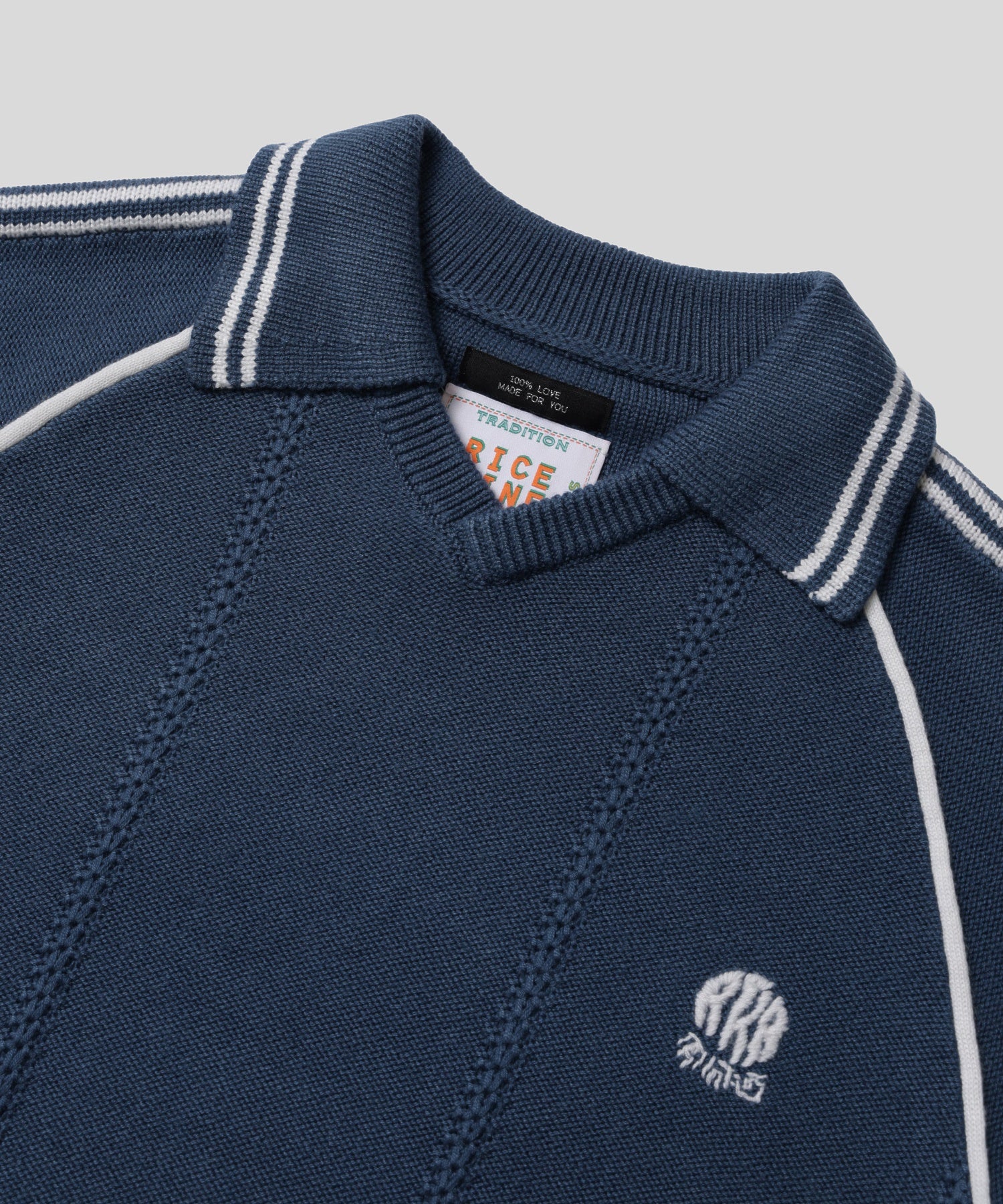 RICE NINE TEN/ライスナインテン/KNITTING GAME SHIRT KN-GM