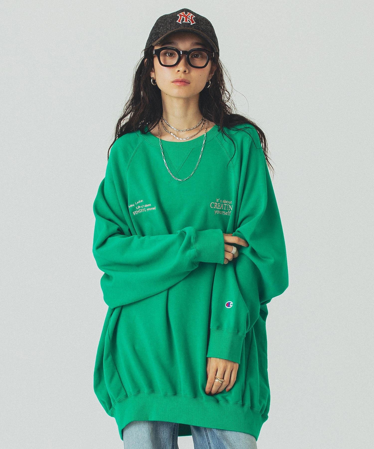 model:161cm 着用サイズ:ONE SIZE