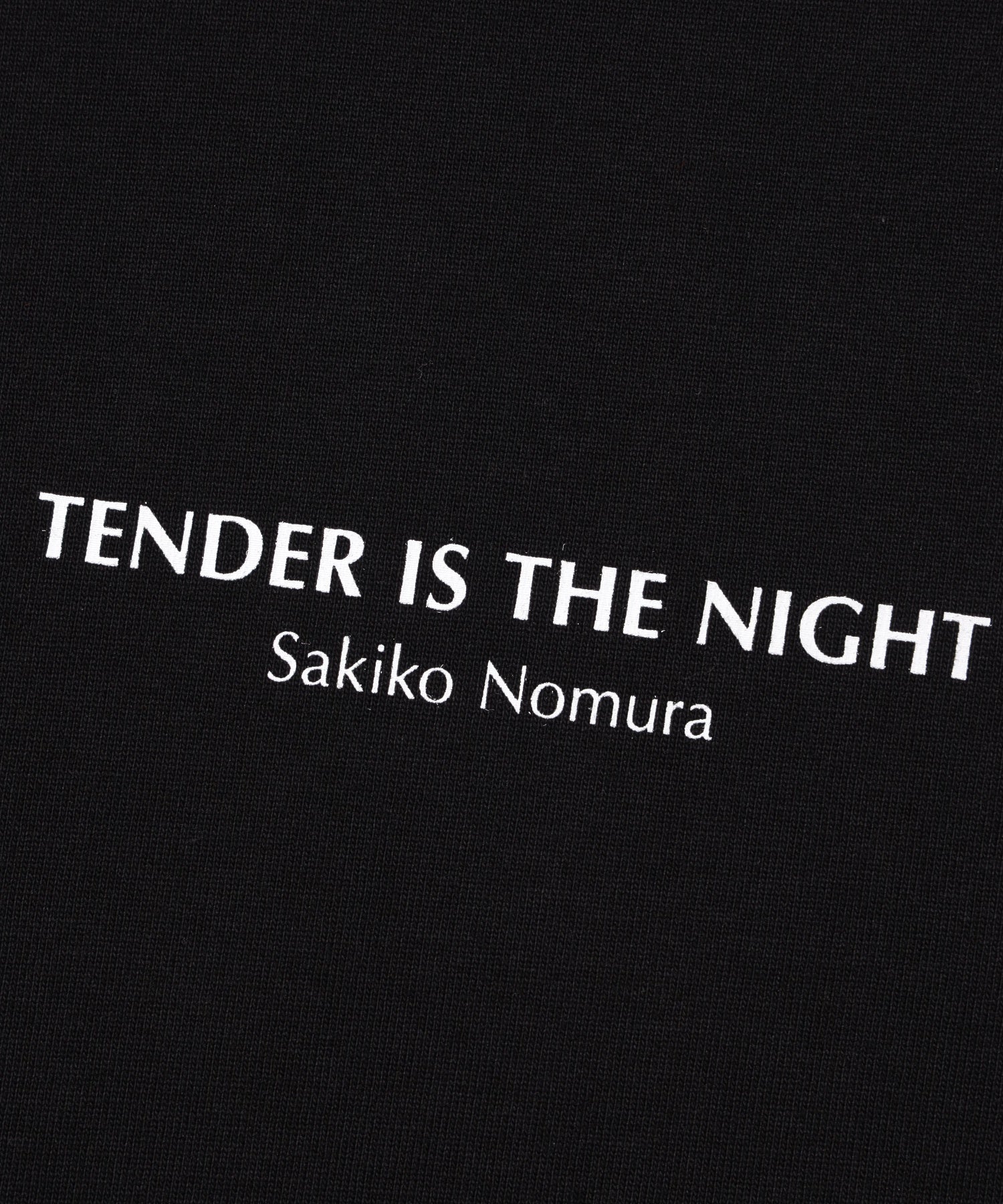 LOOSEJOINTS/ルーズジョインツ/TENDER IS THE NIGHT S/S T LF26JS009SN BLK