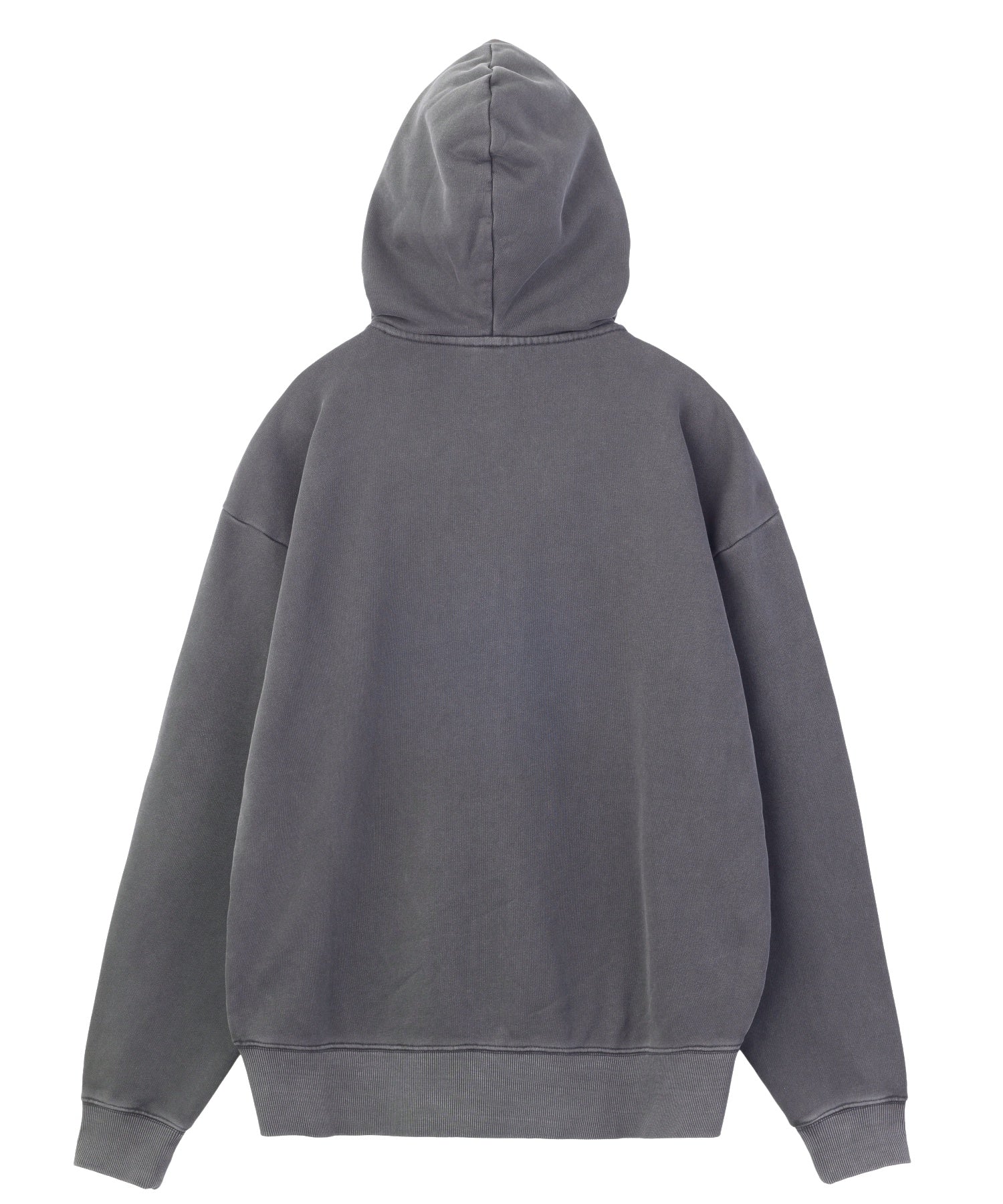 LETTERING SPRAY LOGO ZIP UP SWEAT HOODIE